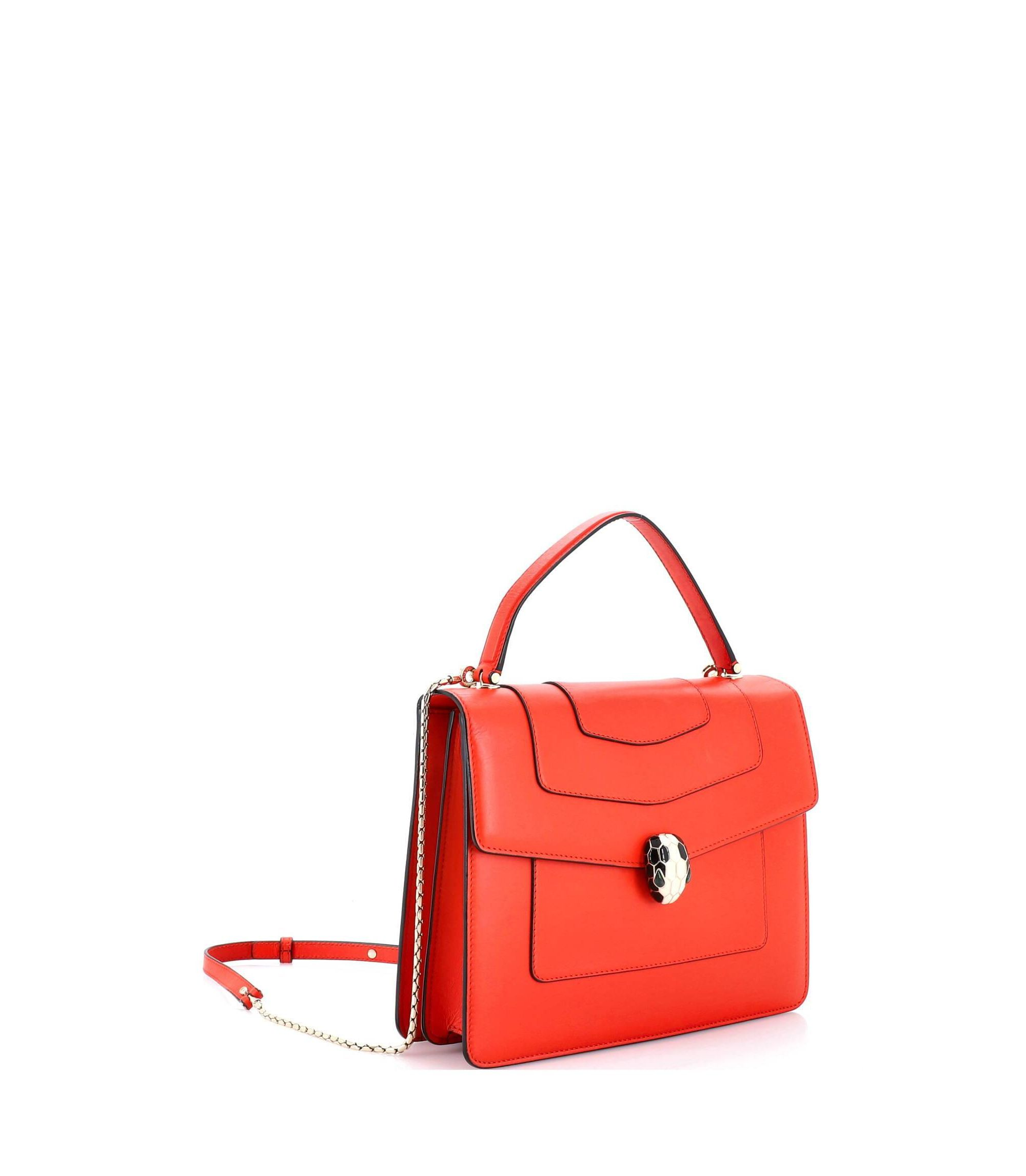Medium Serpenti Forever Top Handle Bag Leather — Image 6