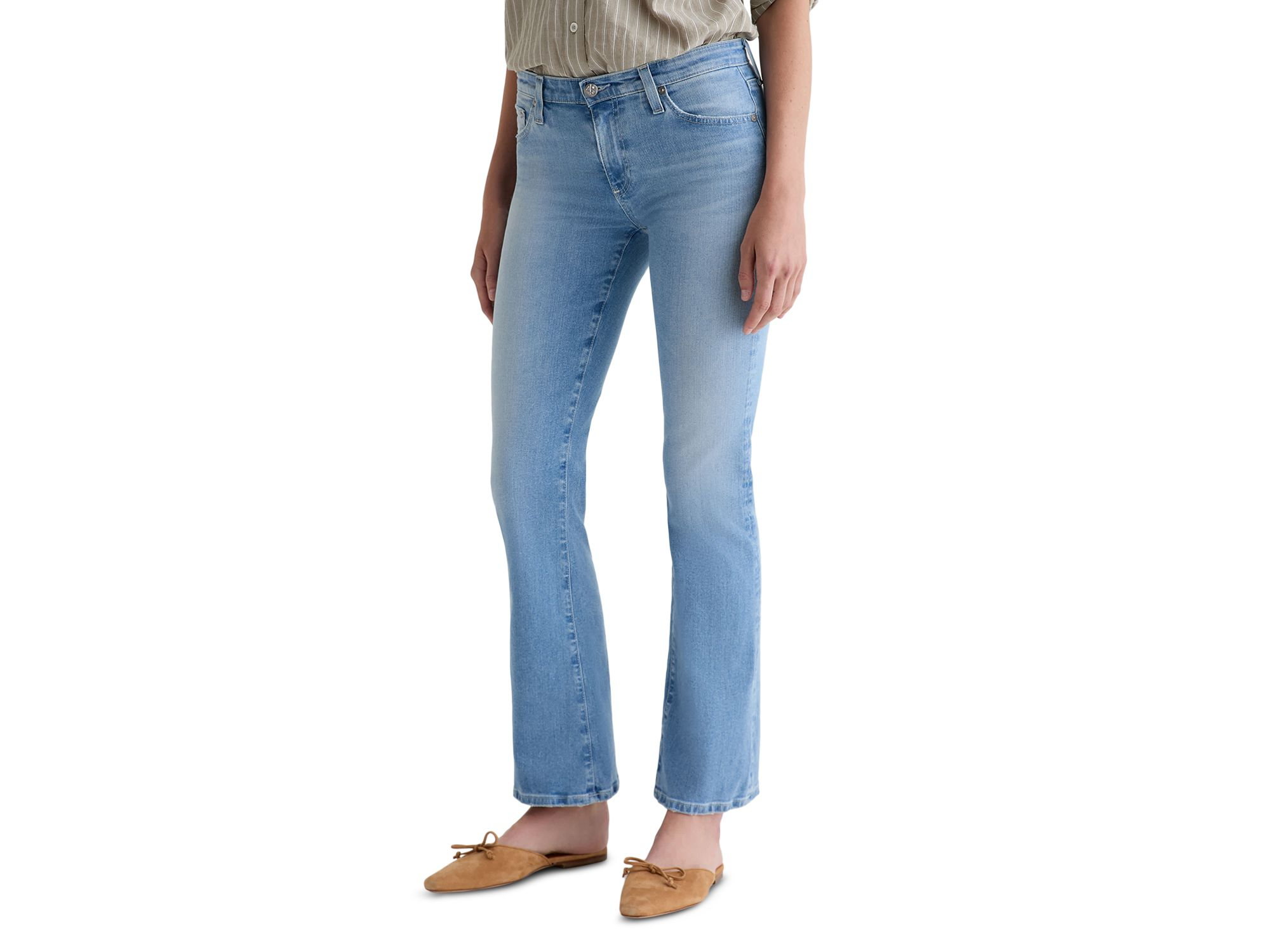 Angel Low Rise Bootcut Jeans in 14 Years Fortuna — Image 6