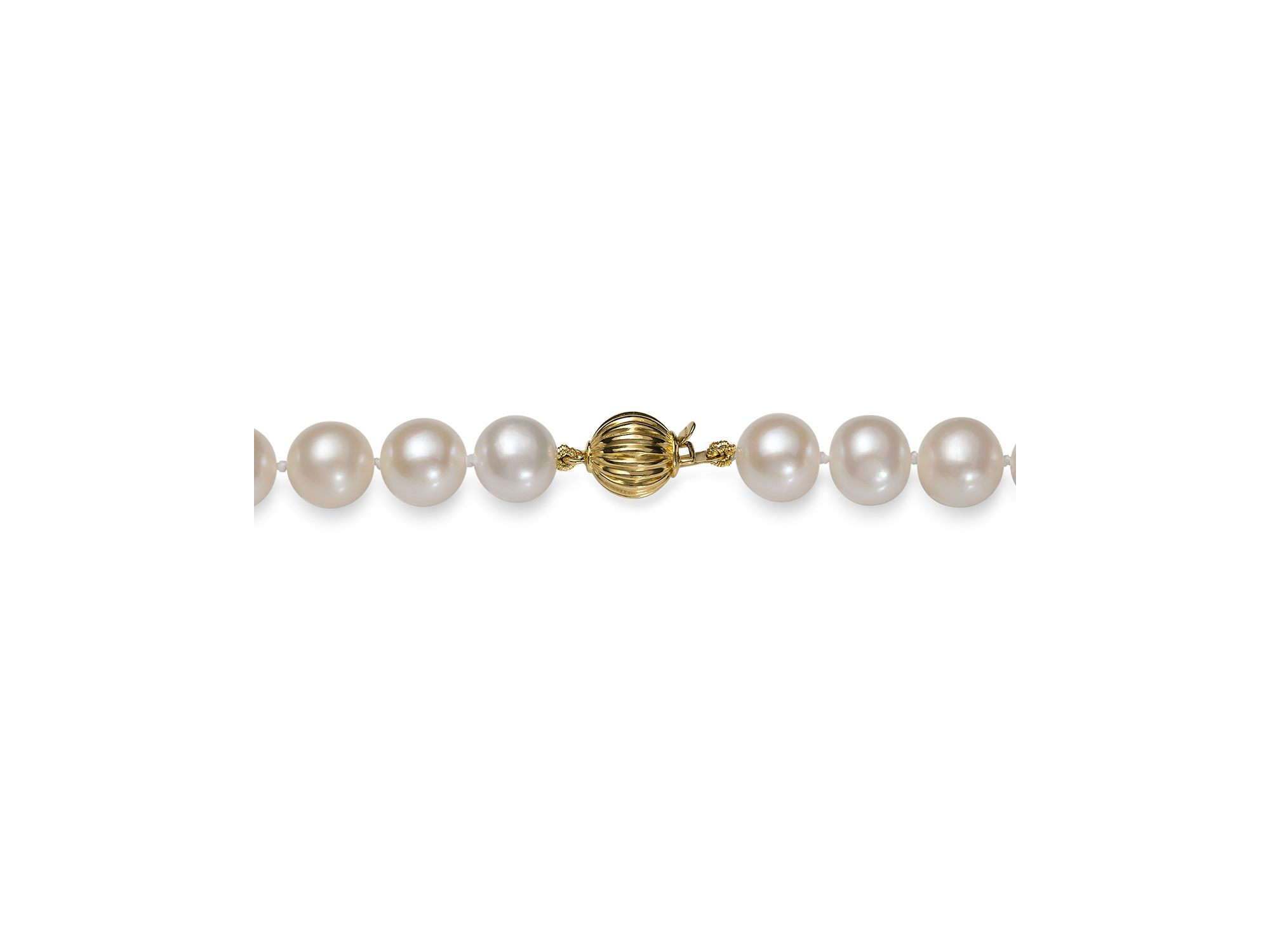 Cultured Freshwater Pearl Necklace in 14K Yellow Gold, 18" — Image 6