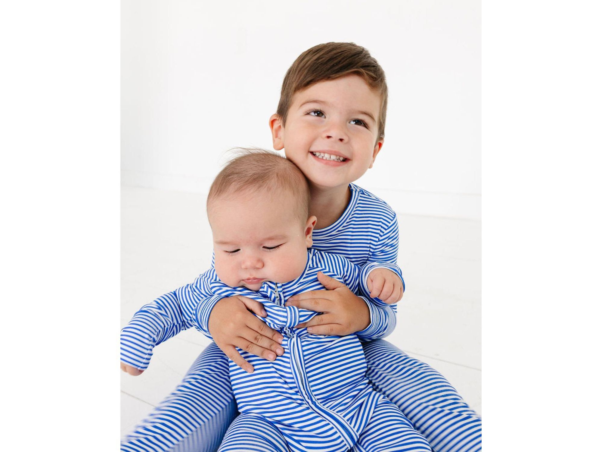 Boys' Cobalt Stripe Pajama Set - Baby, Little Kid — Image 5