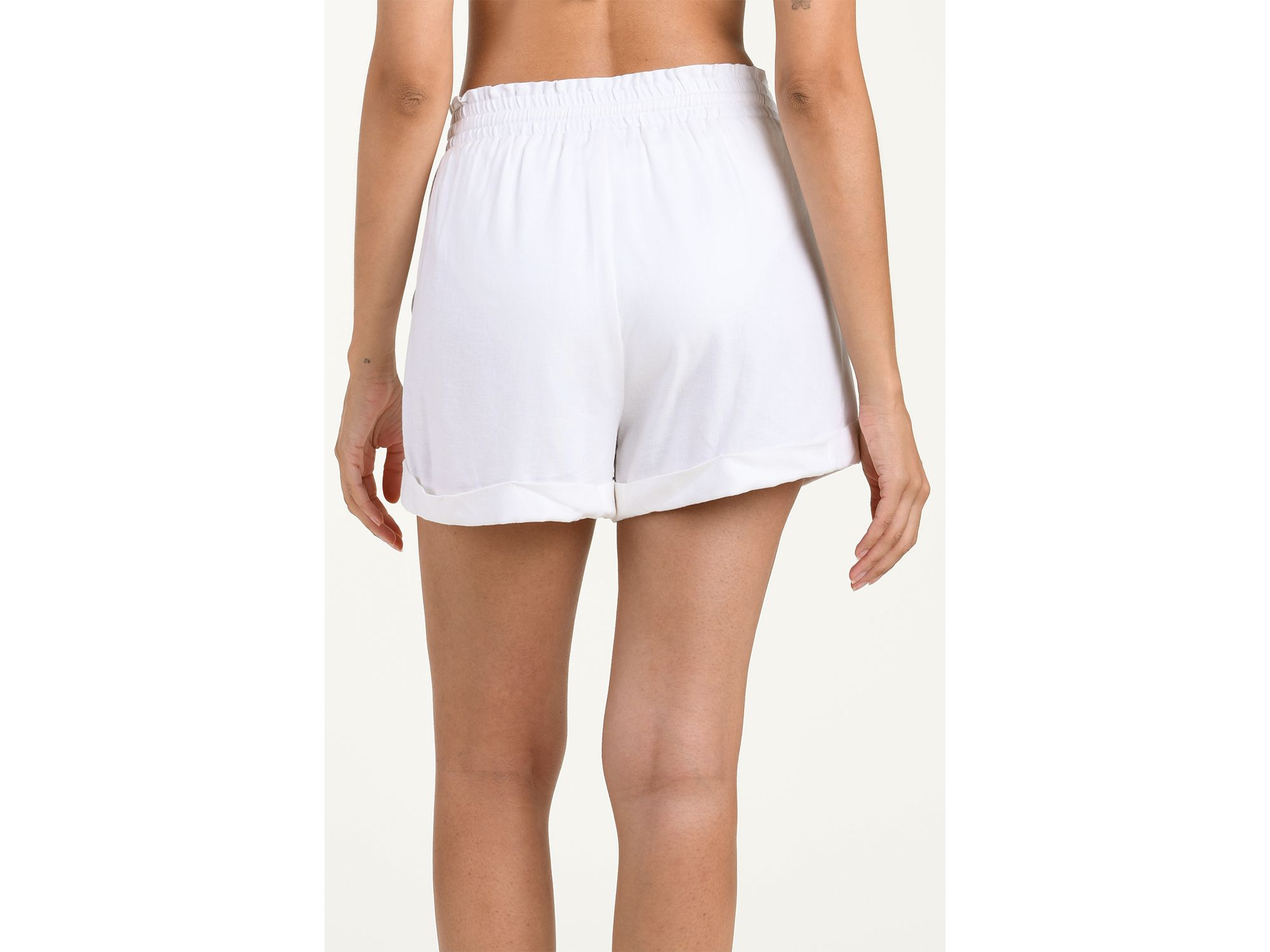 Delphine Coast Knot Hem Shirt Swim Cover-Up & Shorts — Image 5