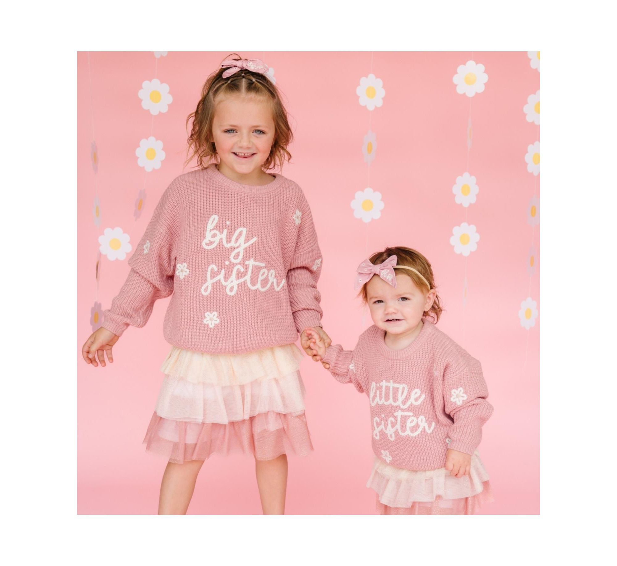 Girls' Big Sister Knit Sweater - Little Kid, Big Kid — Image 4