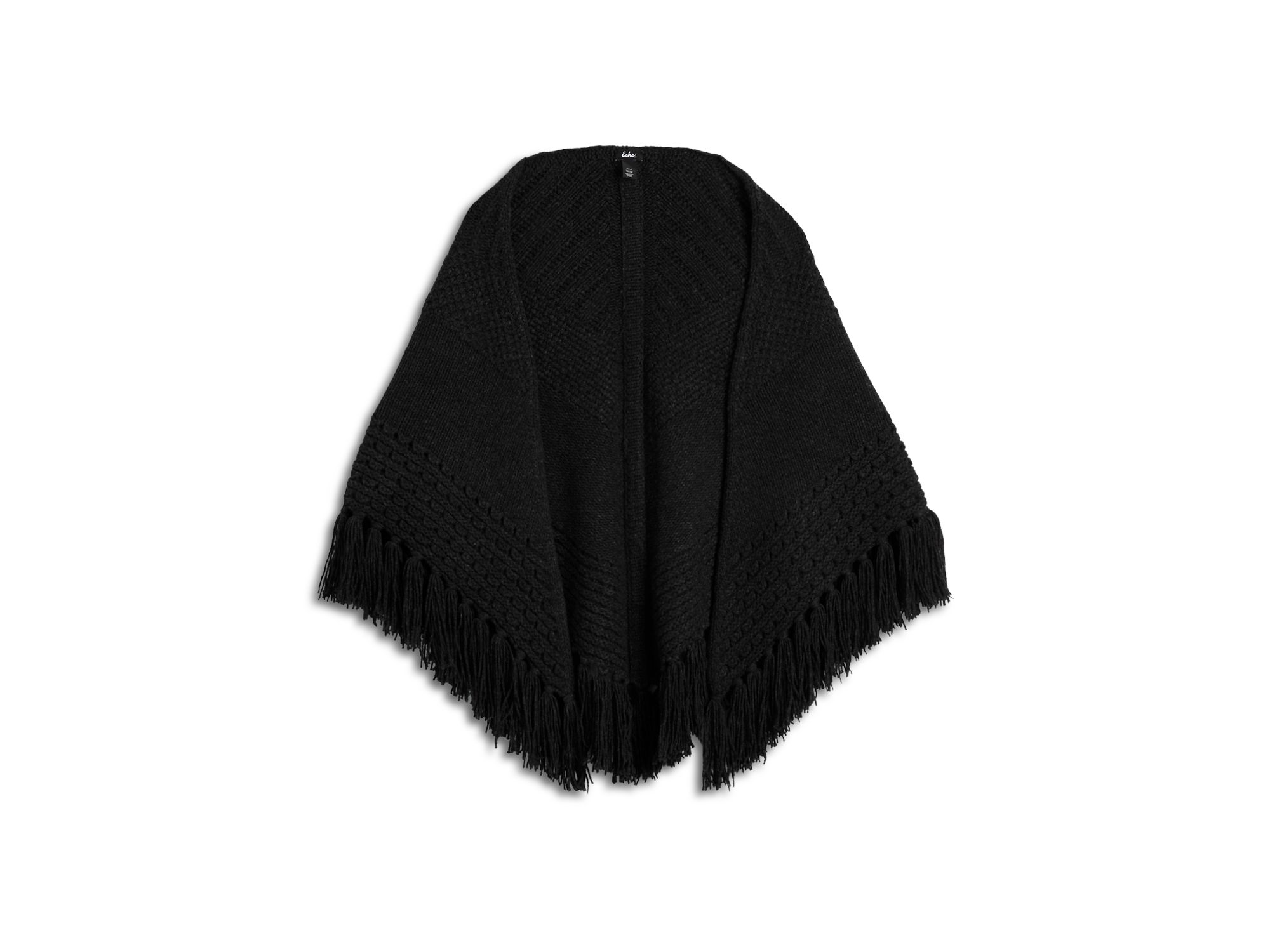Gramercy Stitch Triangle Poncho — Image 5