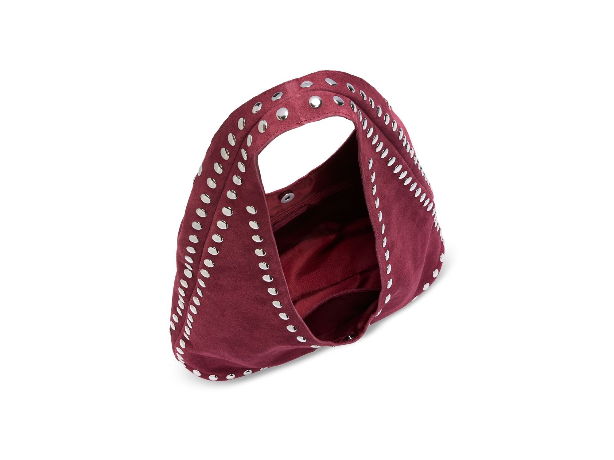 Studded Suede Hobo Bag - Exclusive — Image 3