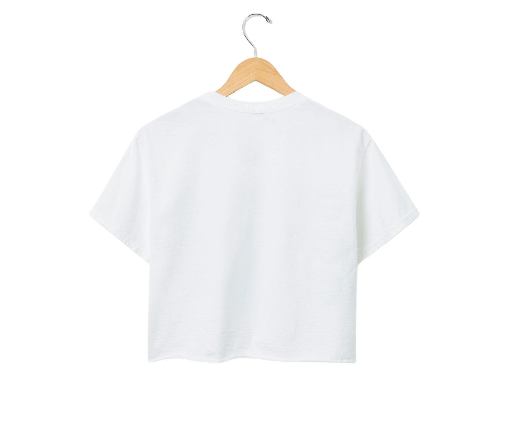 Women's NFL Buffalo Bills Repeat Glitter Flea Market Crop Tee — Image 3
