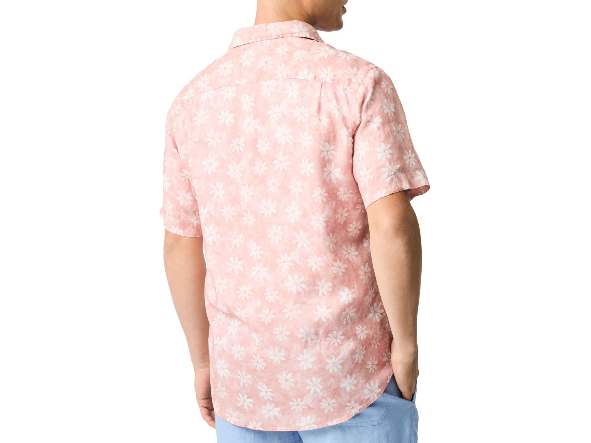 Belleknowes Regular Fit Short Sleeve Linen Shirt — Image 4