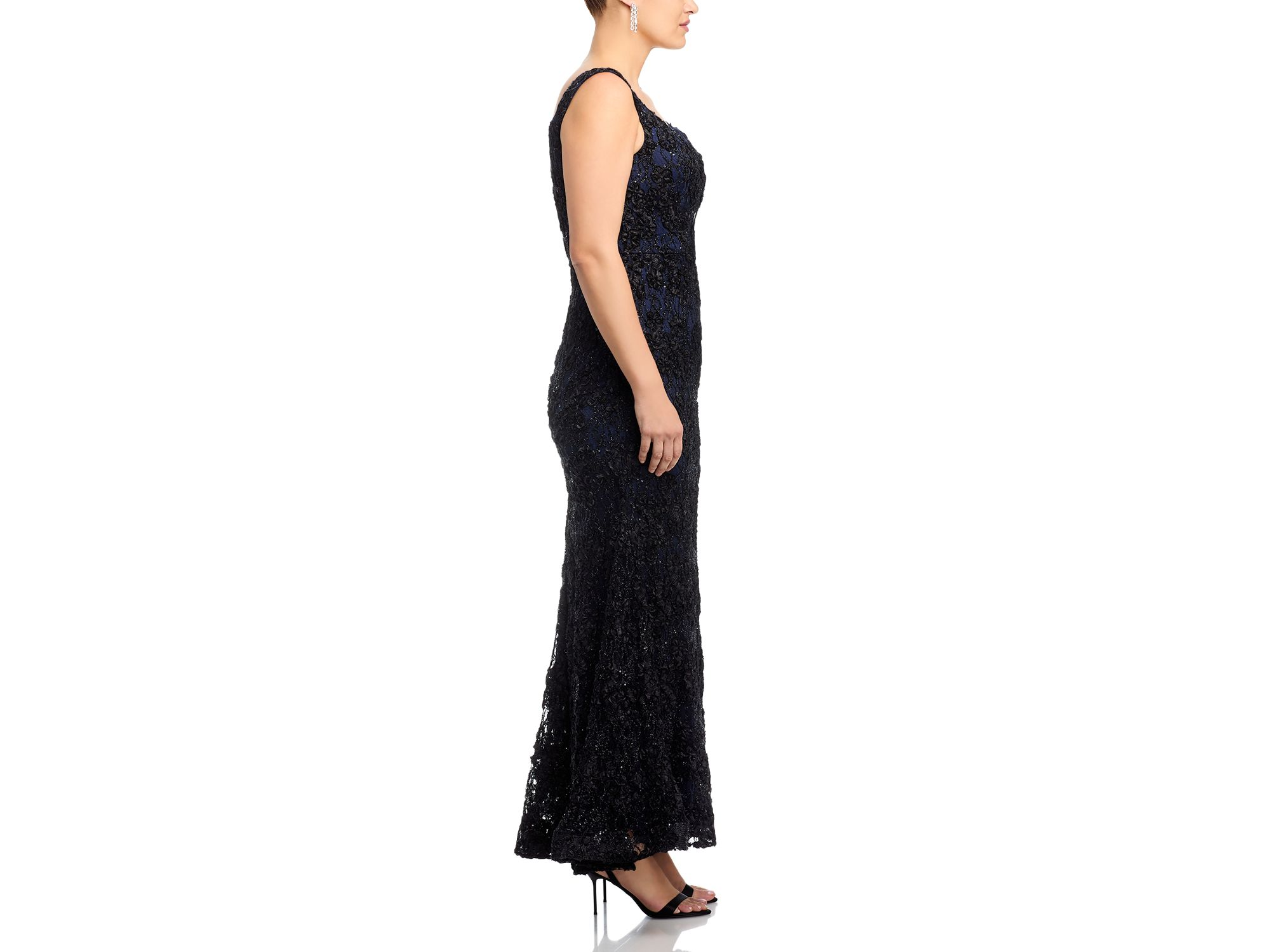 Off-the-Shoulder Embellished Lace Gown - Exclusive — Image 11