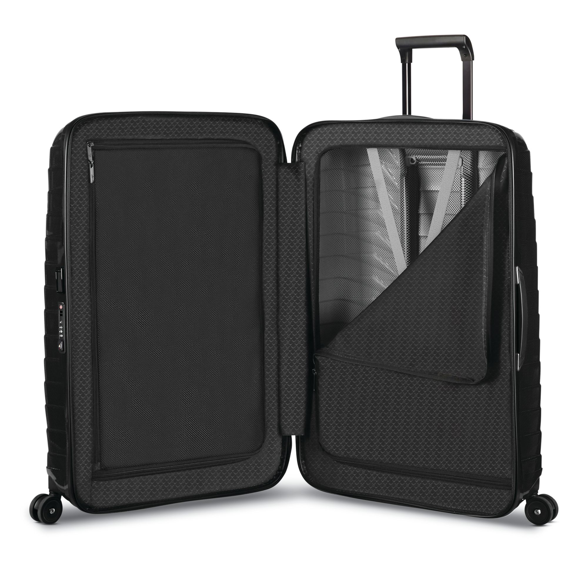 Proxis Medium Spinner Checked Suitcase — Image 5