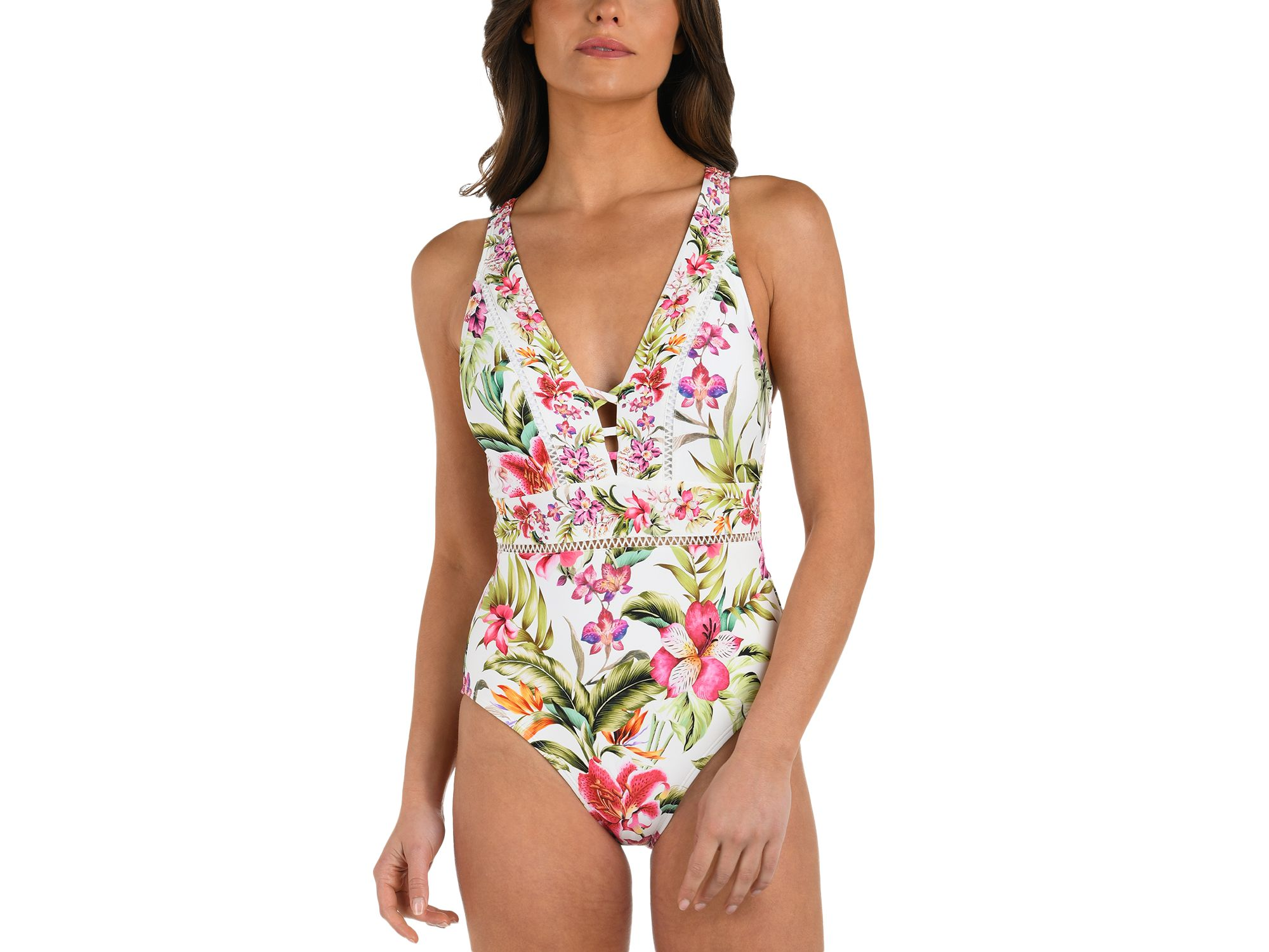 Polynesian Plunge One Piece Swimsuit — Image 4