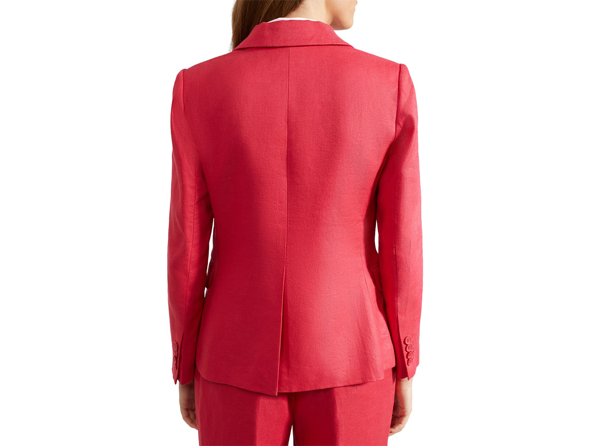 Mirabel Linen Single Breasted Jacket — Image 3