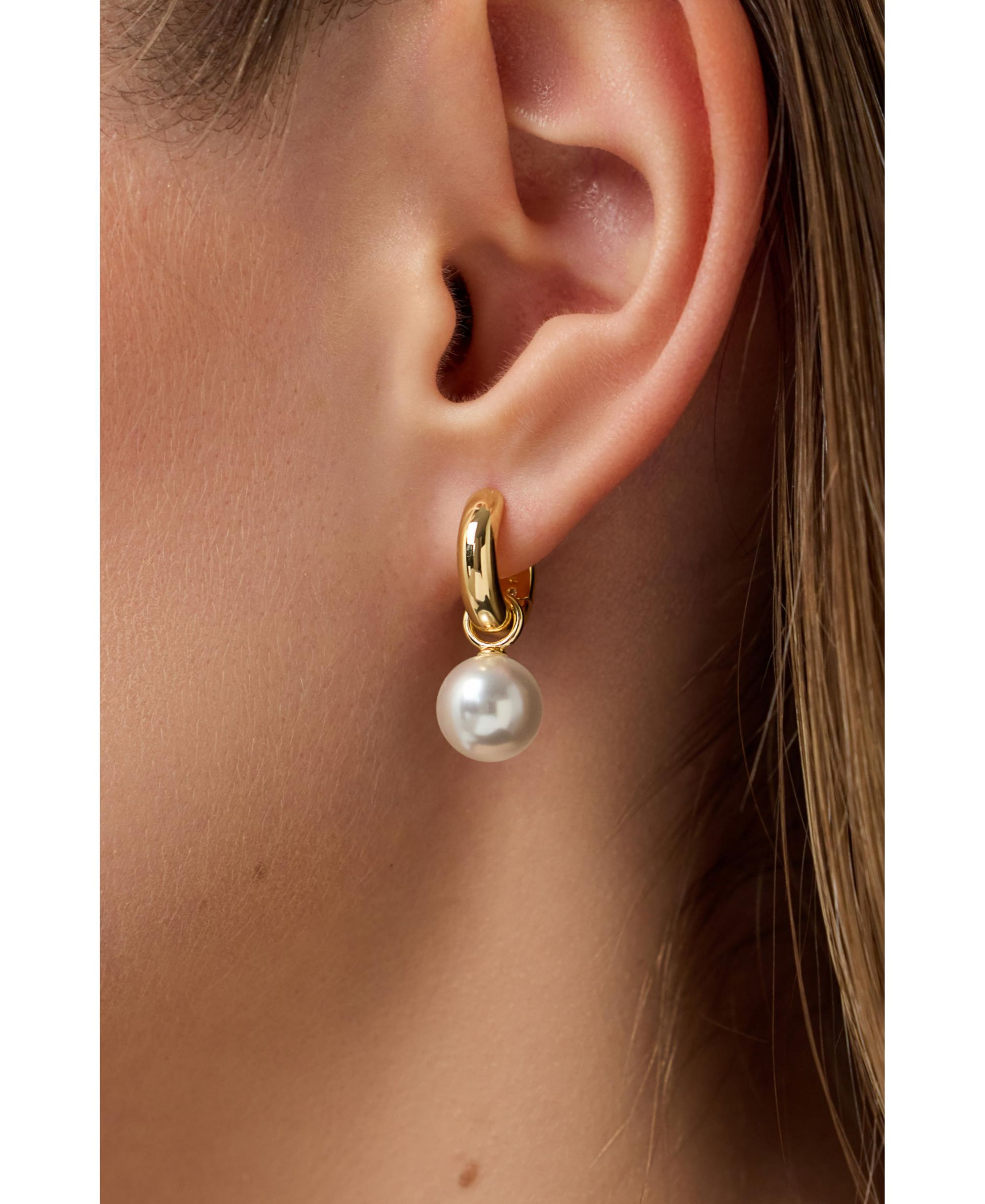 Maxine Pearl Drop Earrings — Image 3