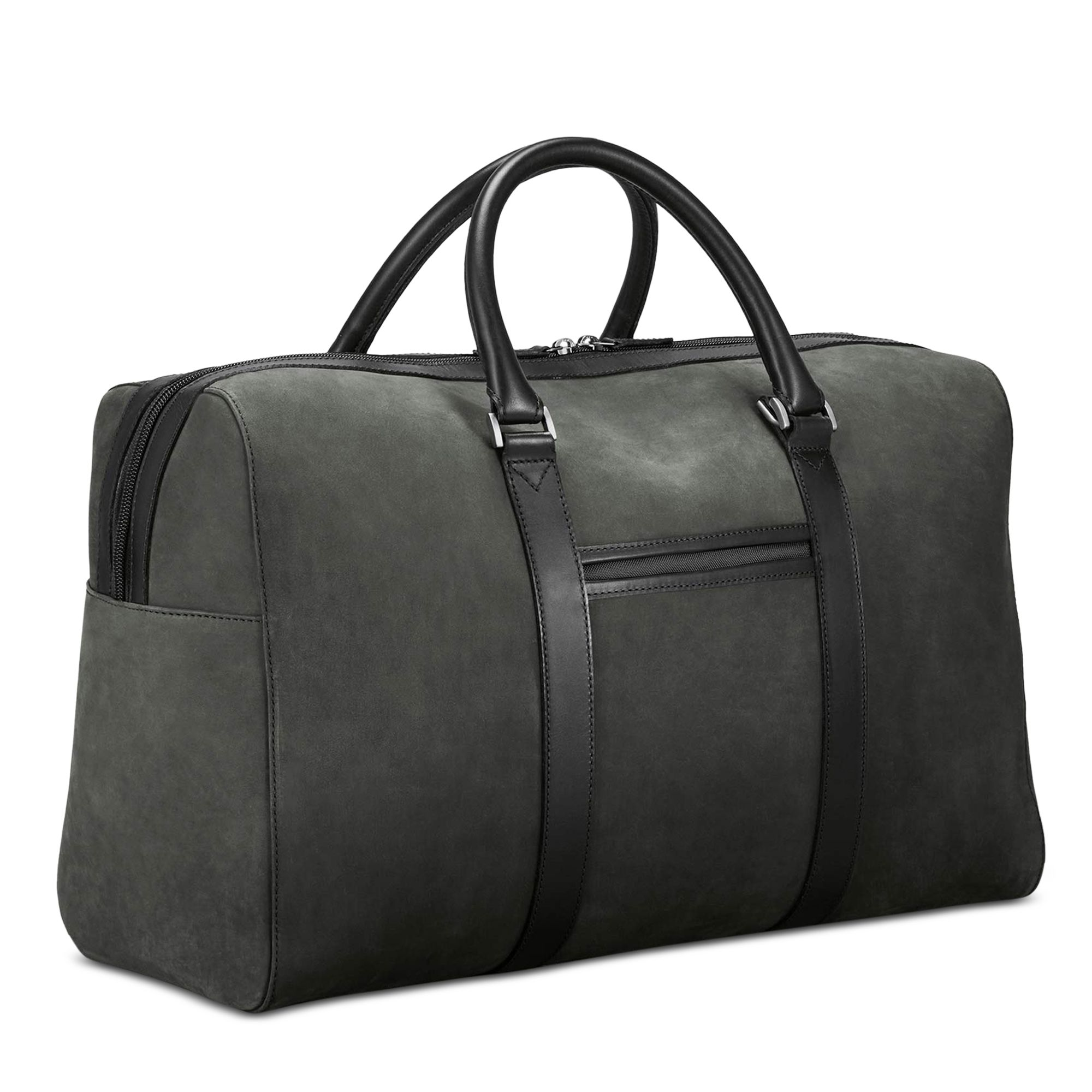 Compact Leather Weekender Bag — Image 4