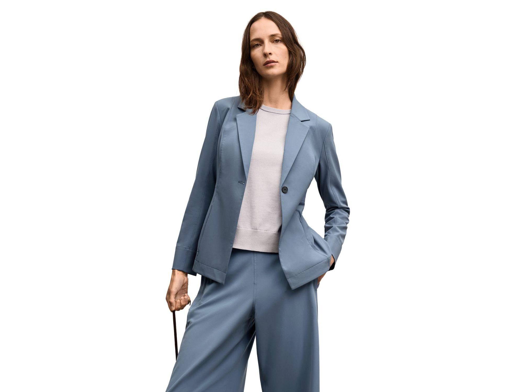 Larissa Pointelle Sweater - Cotton Silk Knit — Image 4