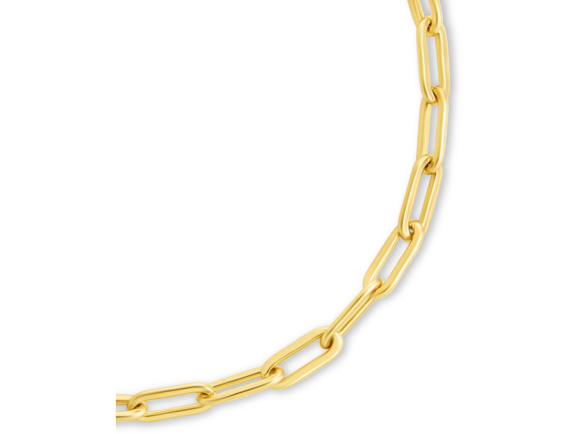 Dainty Paperclip Chain Bracelet — Image 3