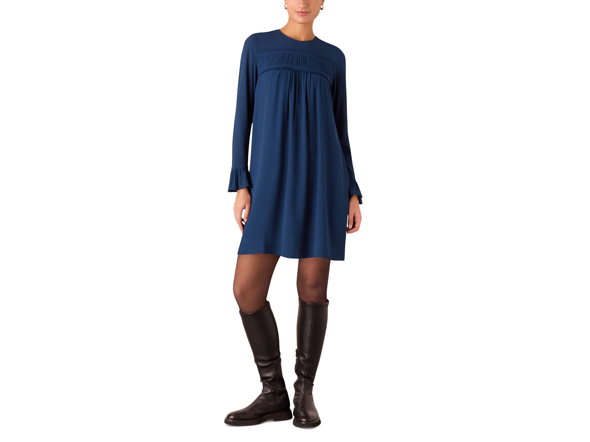 Jemma Ruched Panel Mini Dress — Image 6
