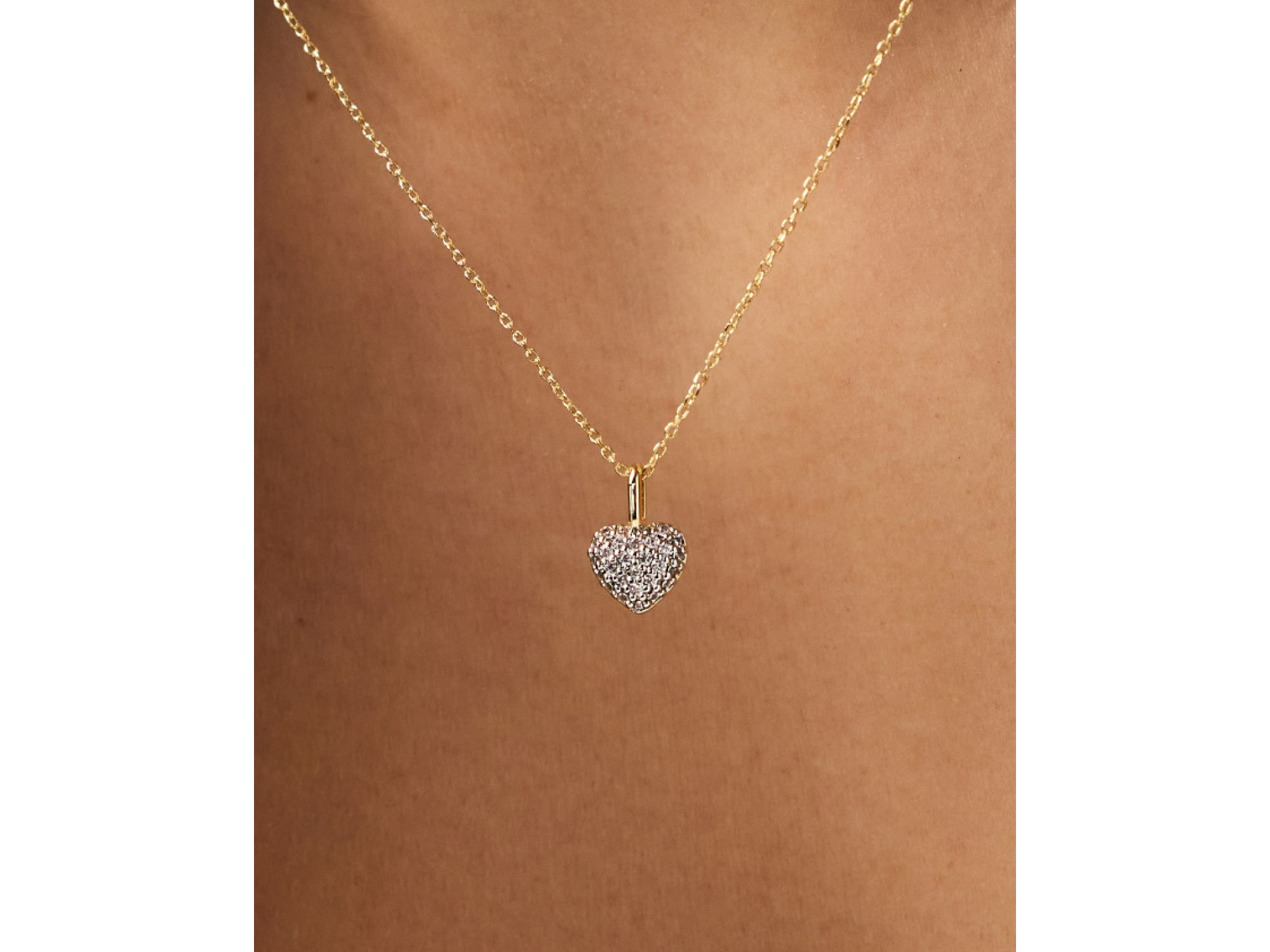 Gold Heart Necklace - Ellery — Image 3
