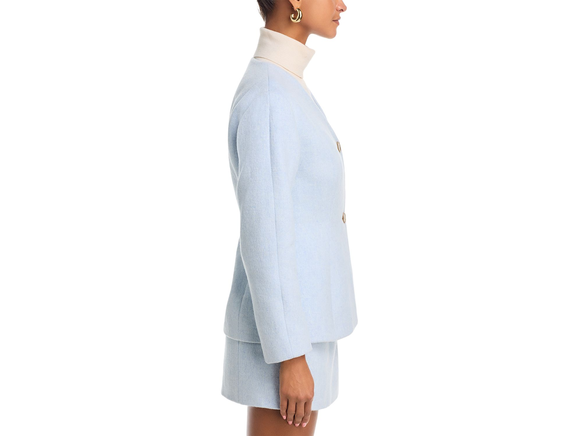 Textured Boiled Wool Jacket — Image 5
