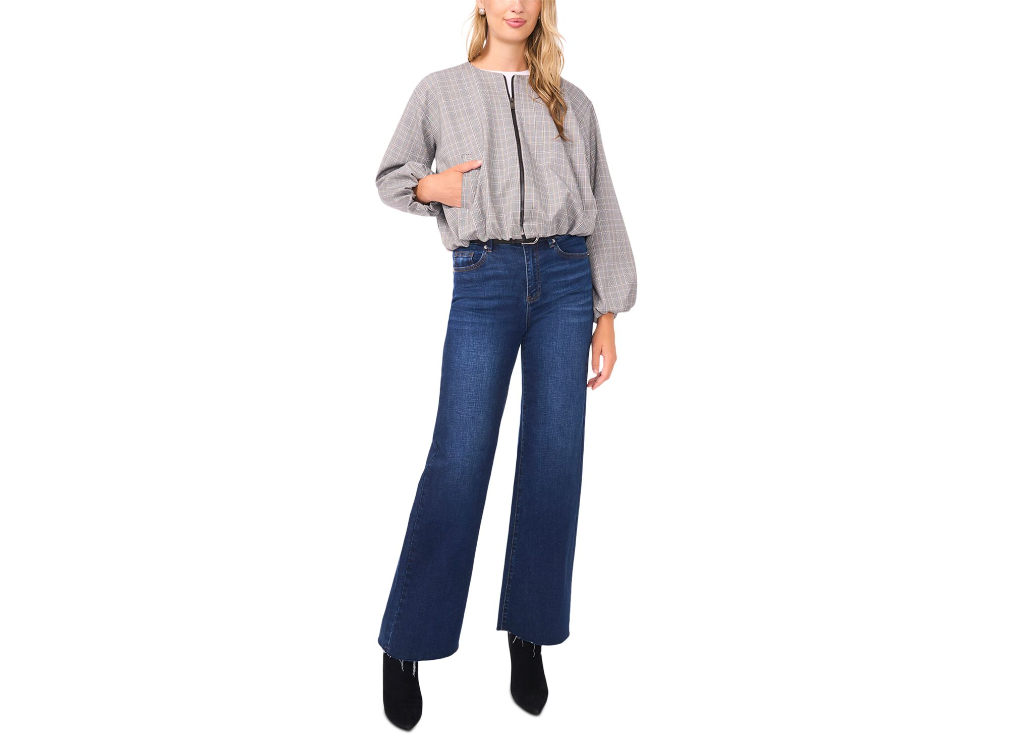 Cropped long Sleeve Bubble Jacket — Image 6