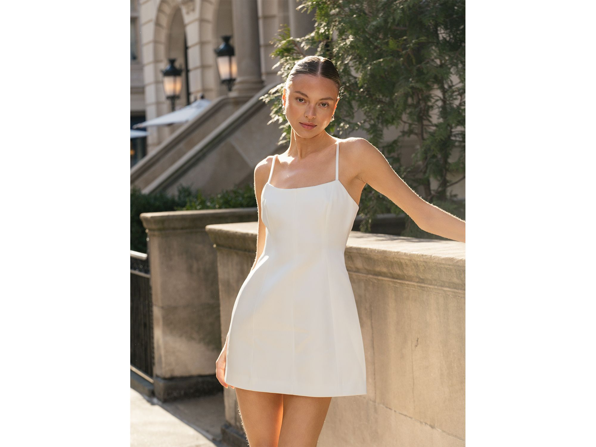 York Satin Minidress — Image 3