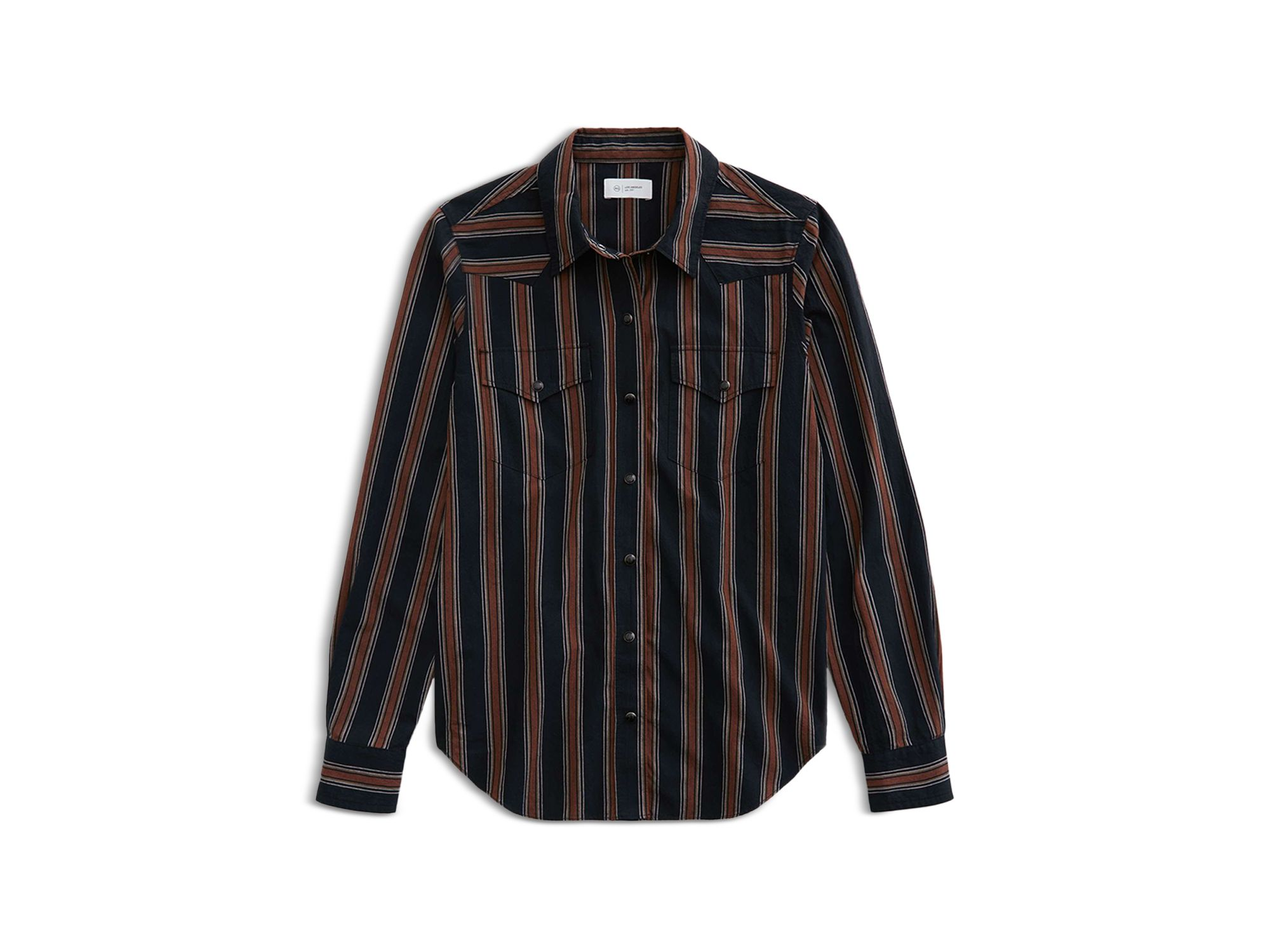 Melia Stripe Snap Front Shirt — Image 5
