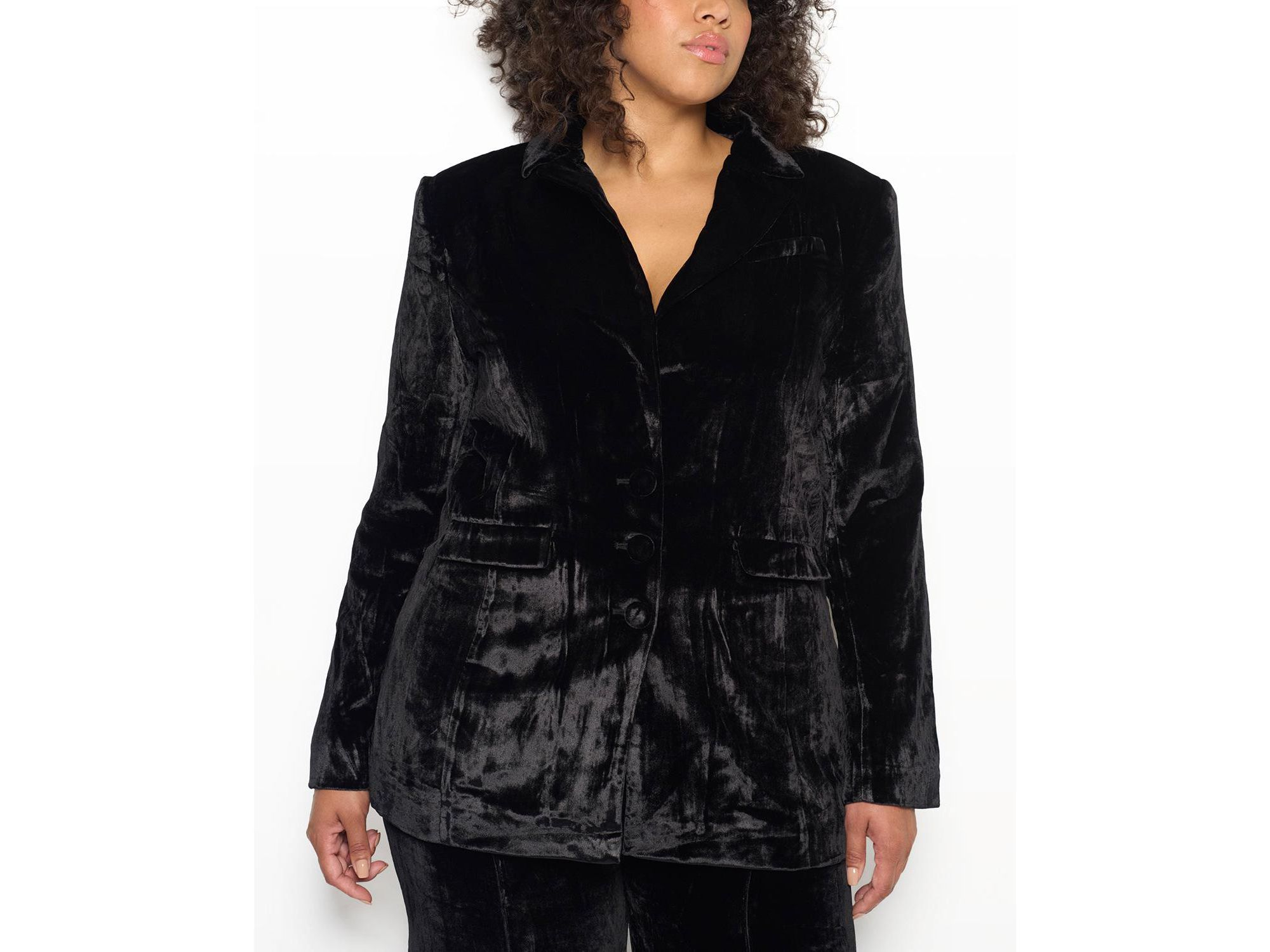Fiona Velvet Boyfriend Blazer — Image 4