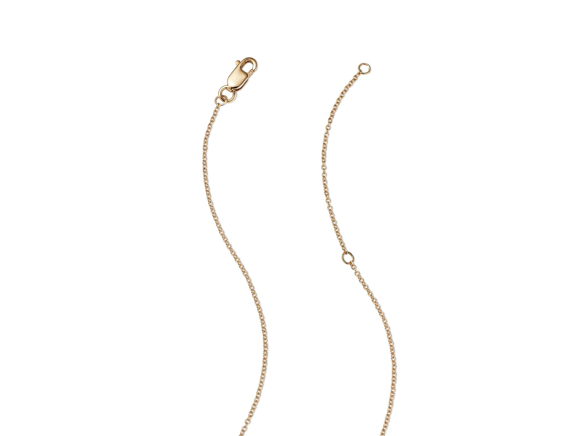 Diamond Station Necklace in 14K Yellow Gold, 0.50 tcw - Exclusive — Image 3