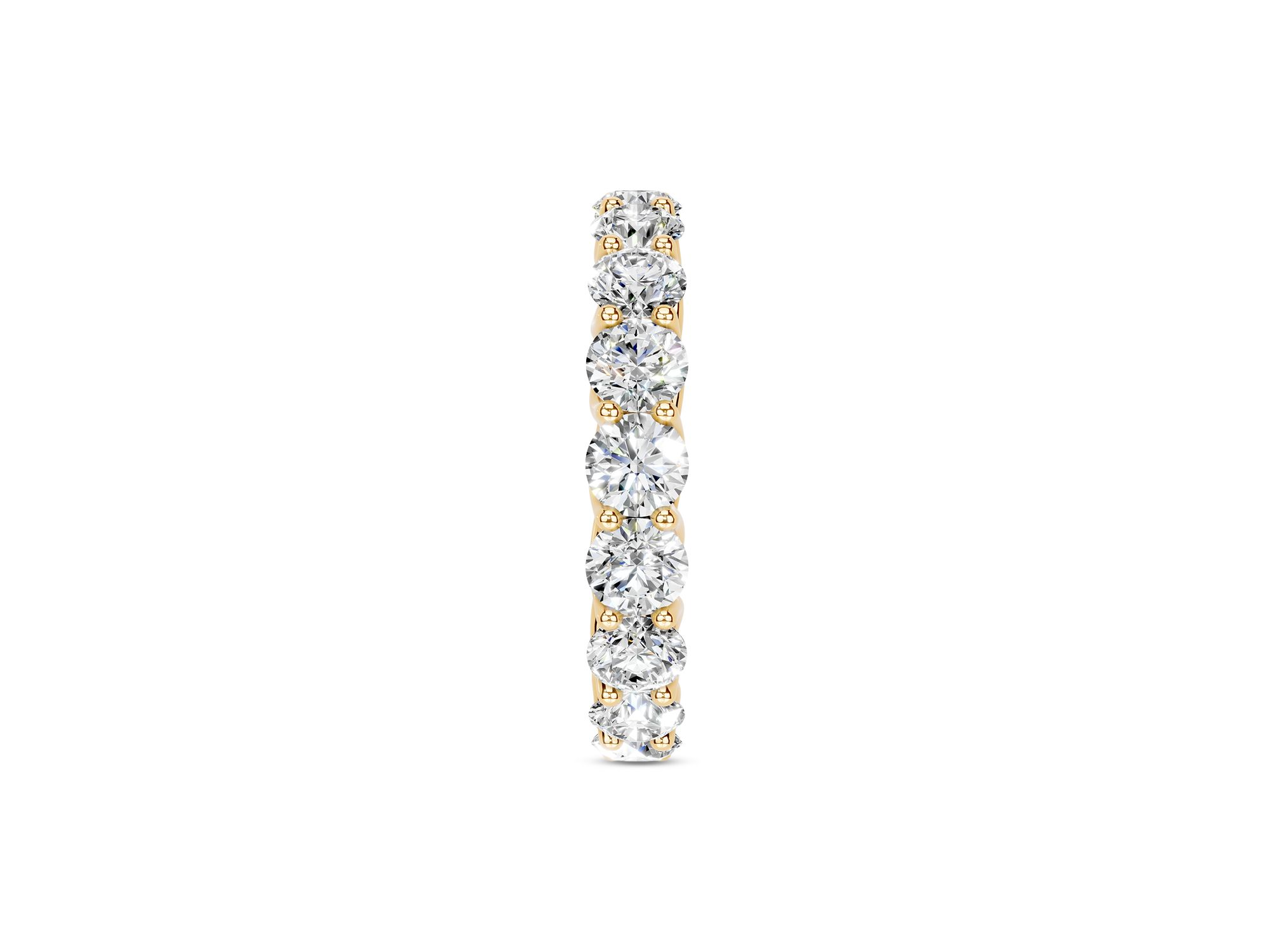 Diamond Classic Eternity Band in 14K Yellow Gold, 3.0 tcw — Image 3