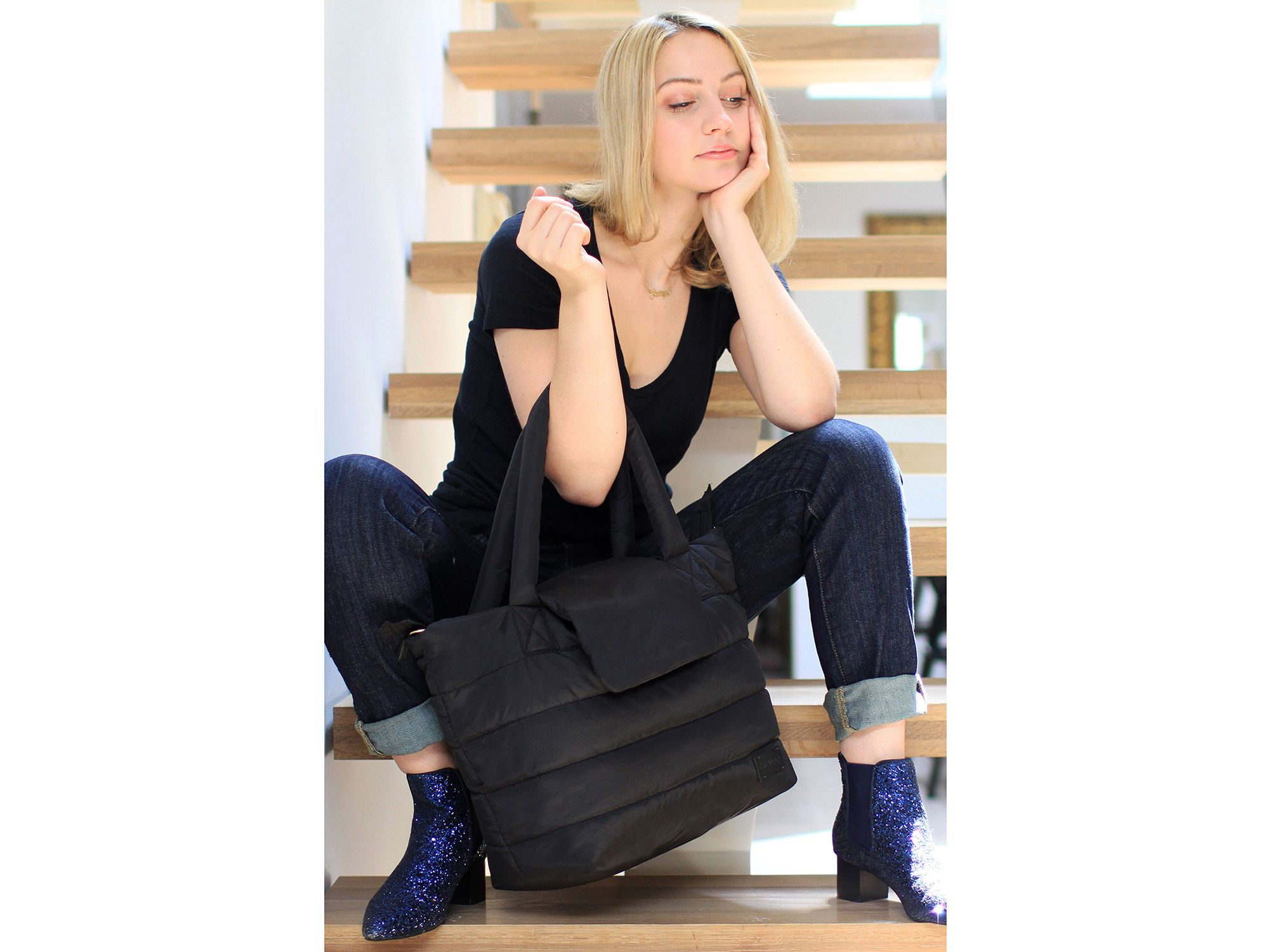 Capri Compact Diaper Tote — Image 3