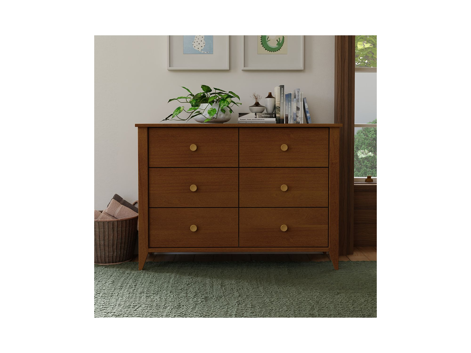 Sprout 6 Drawer Double Dresser — Image 4