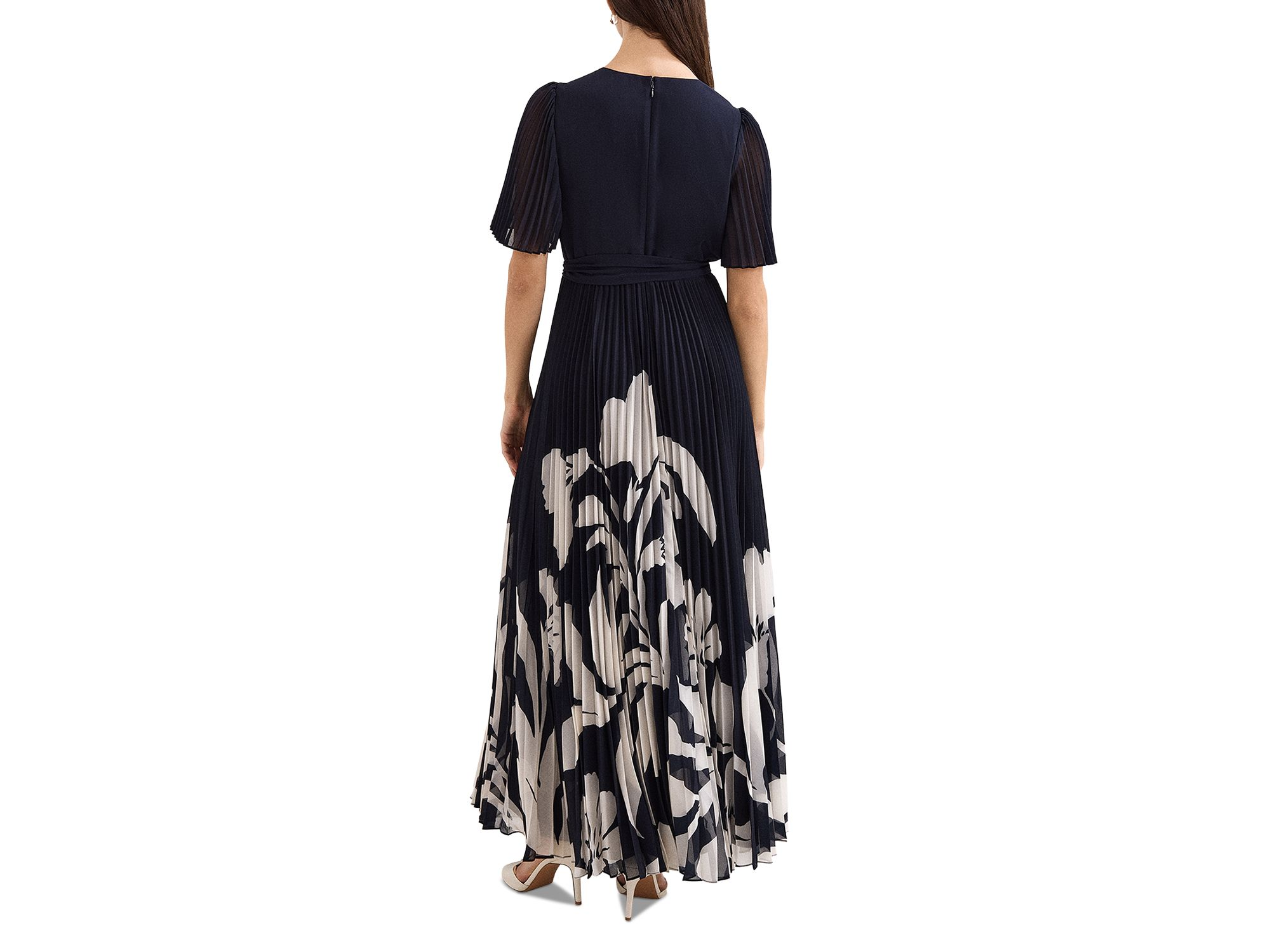Abigail Pleated Wrap Dress — Image 8
