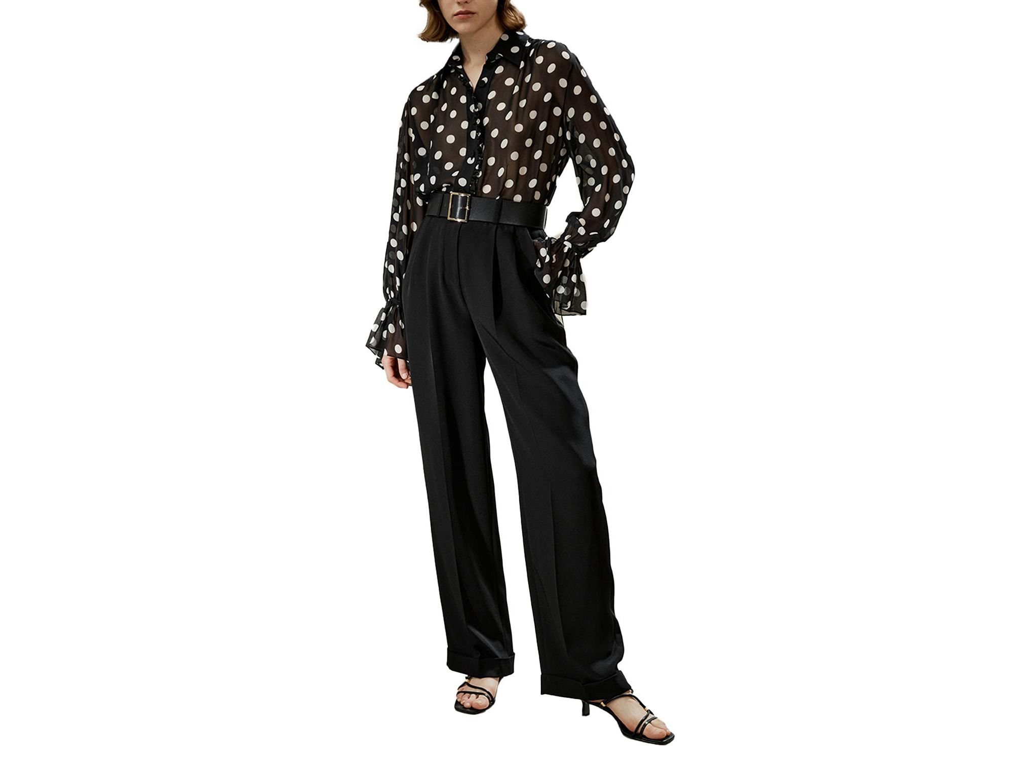 Polka Dots Georgette Blouse — Image 4