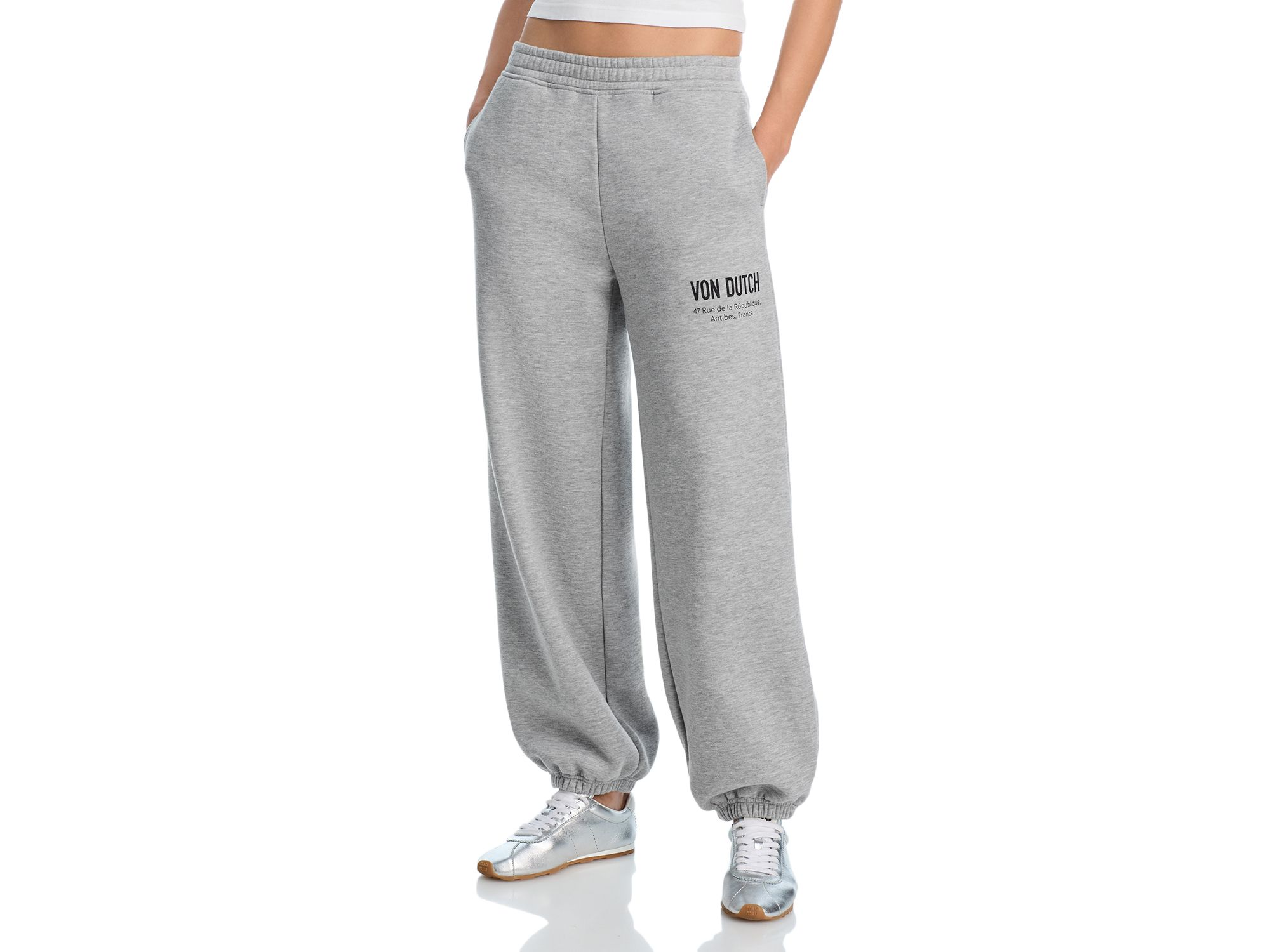 x Von Dutch Graphic Quarter Zip Sweatshirt & Sweatpants — Image 7