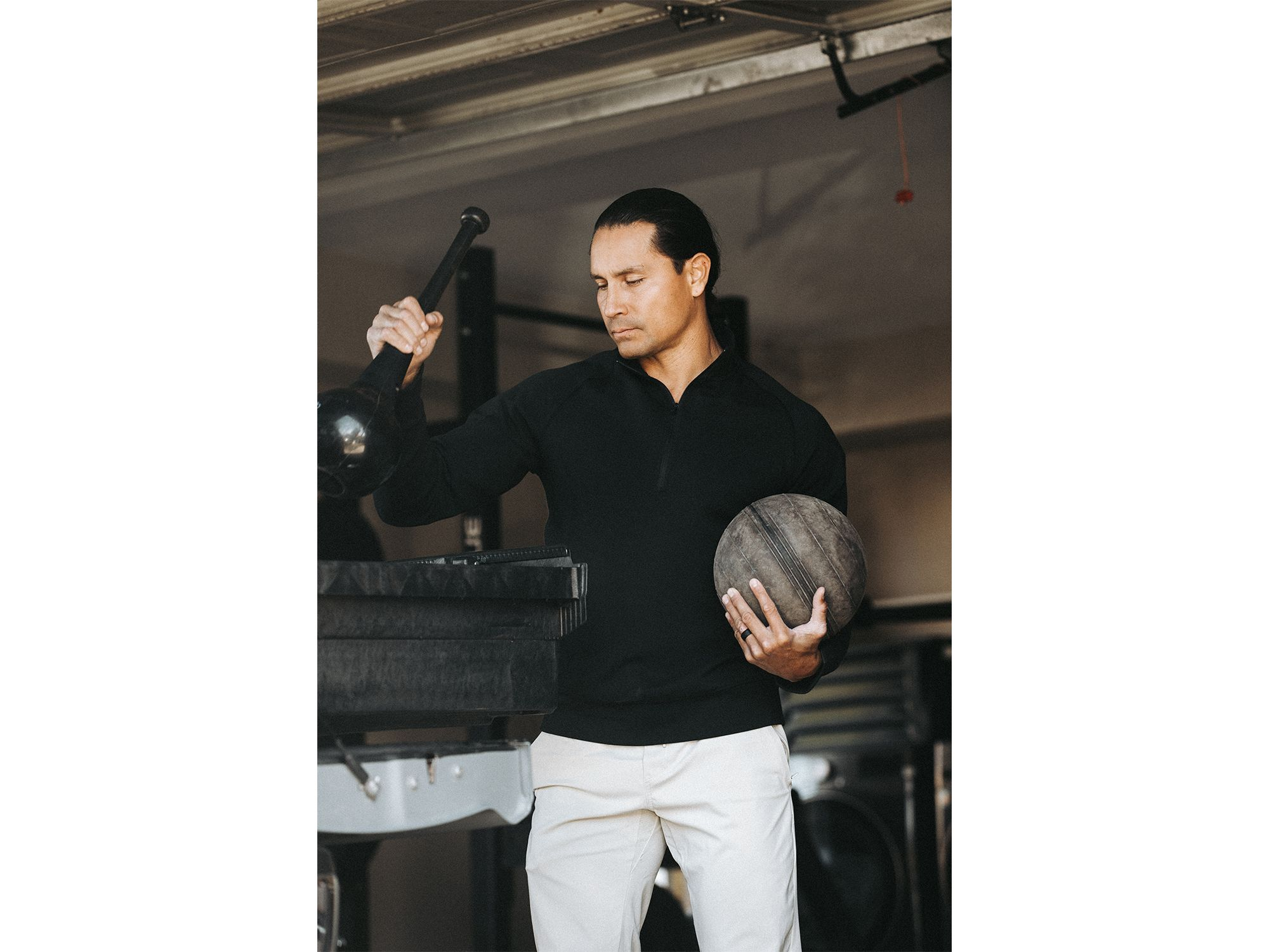 Overzip Mock Neck Sweatshirt — Image 6