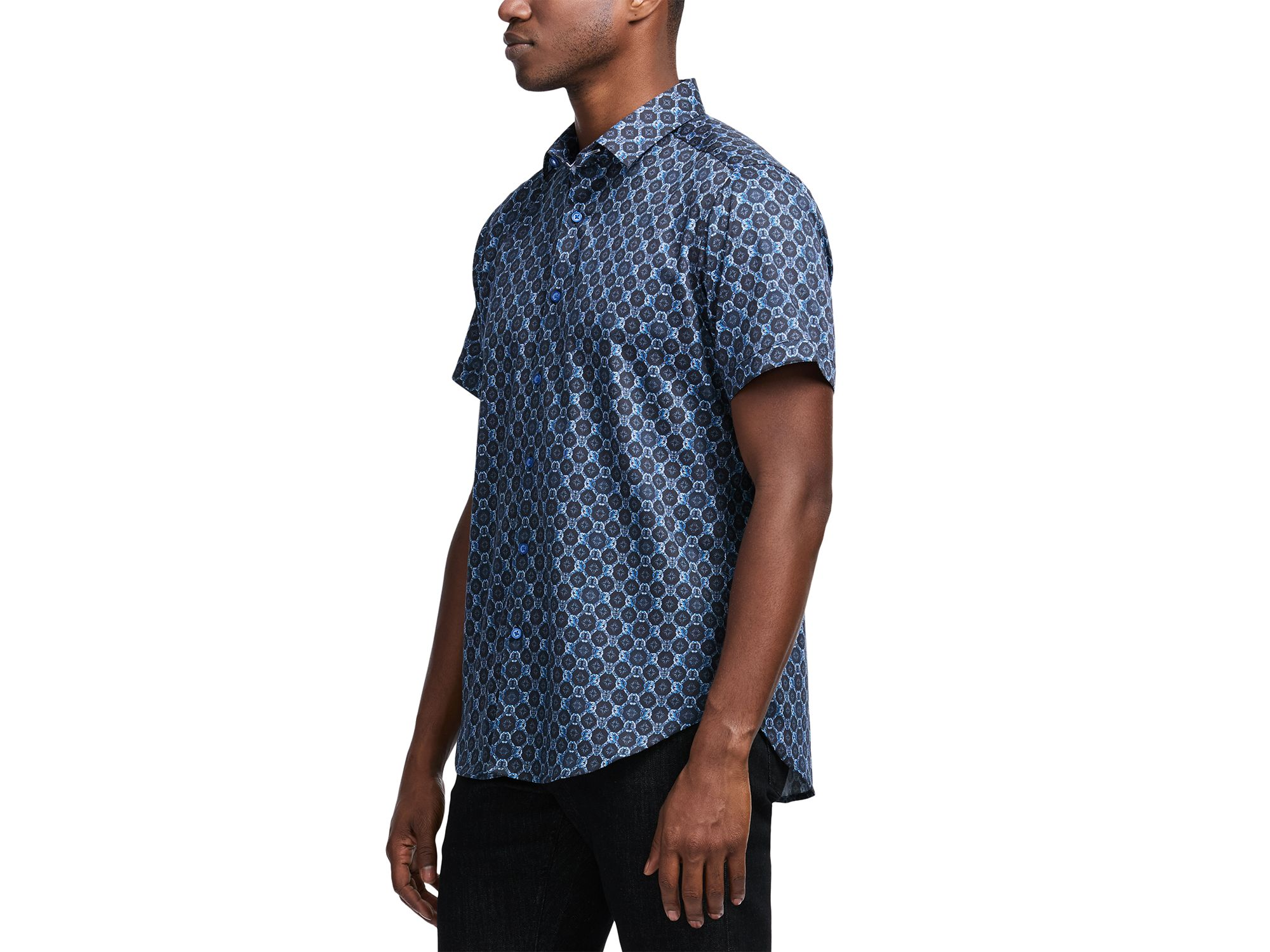 Bramston Medallion Short Sleeve Woven Shirt — Image 5