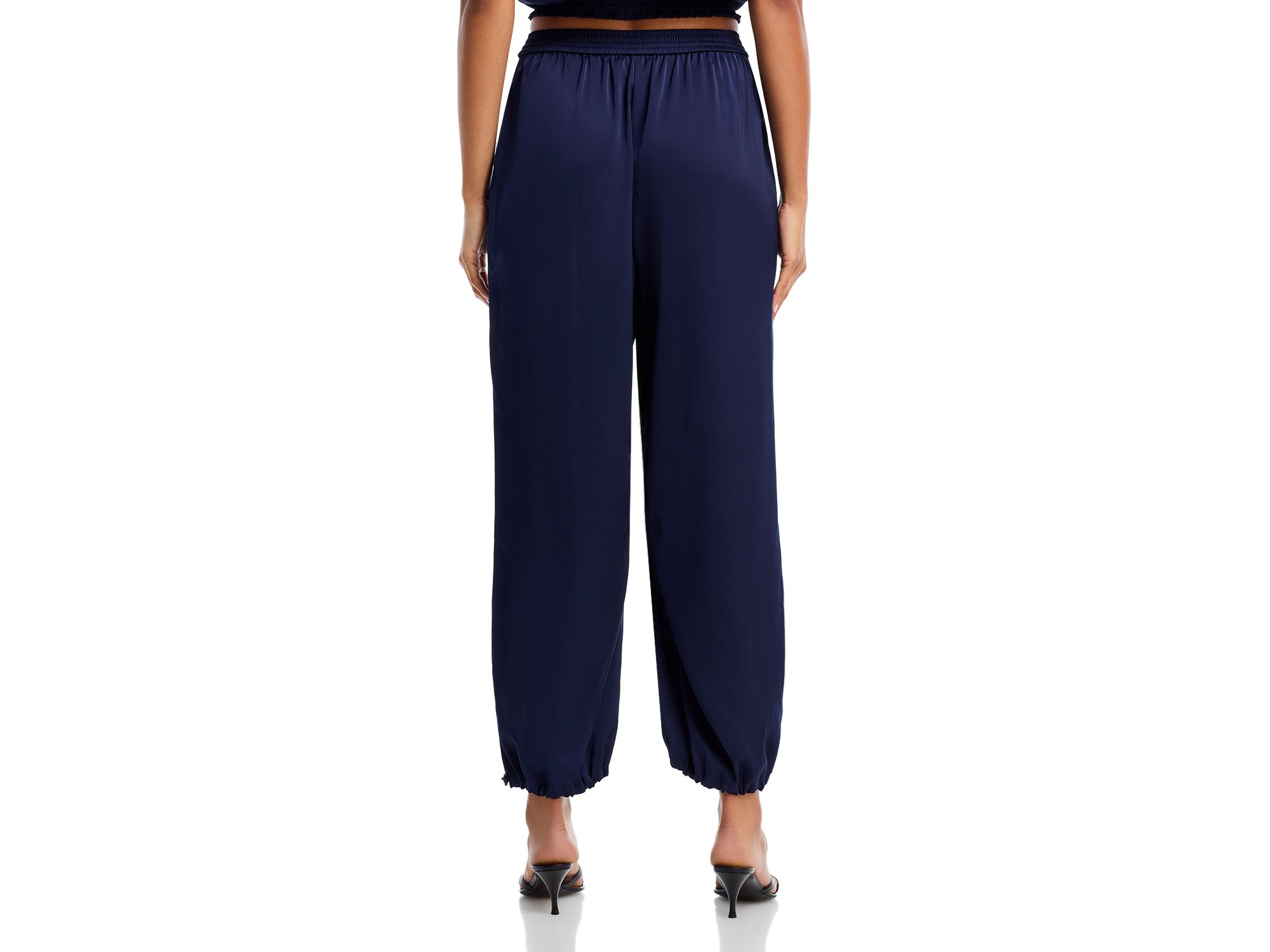Satin Tie Front Shirt & Satin Jogger Pants — Image 7