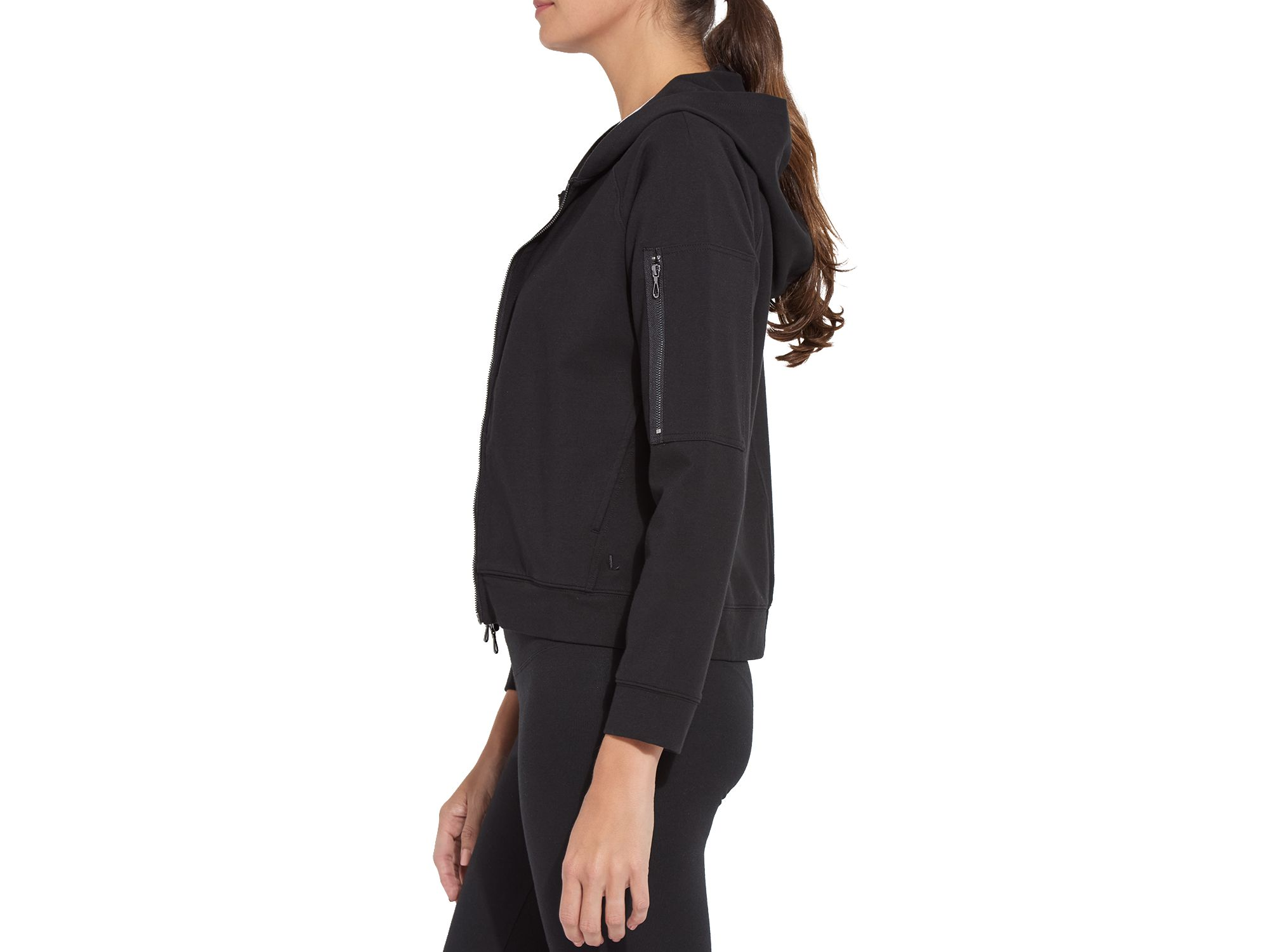 Cotton Zip Up Hoodie Sweatshirt — Image 5