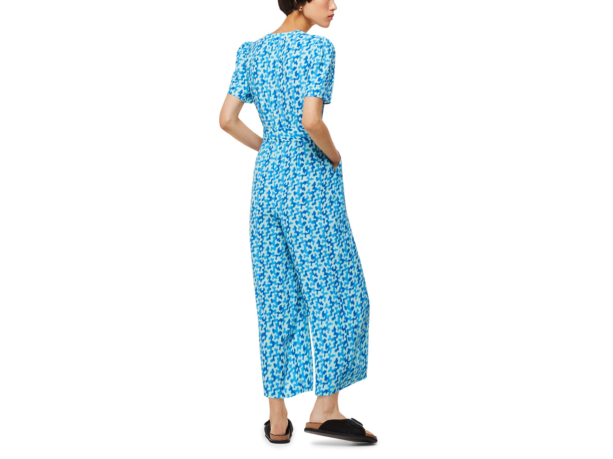 Hazy Coral Printed Jumpsuit — Image 5
