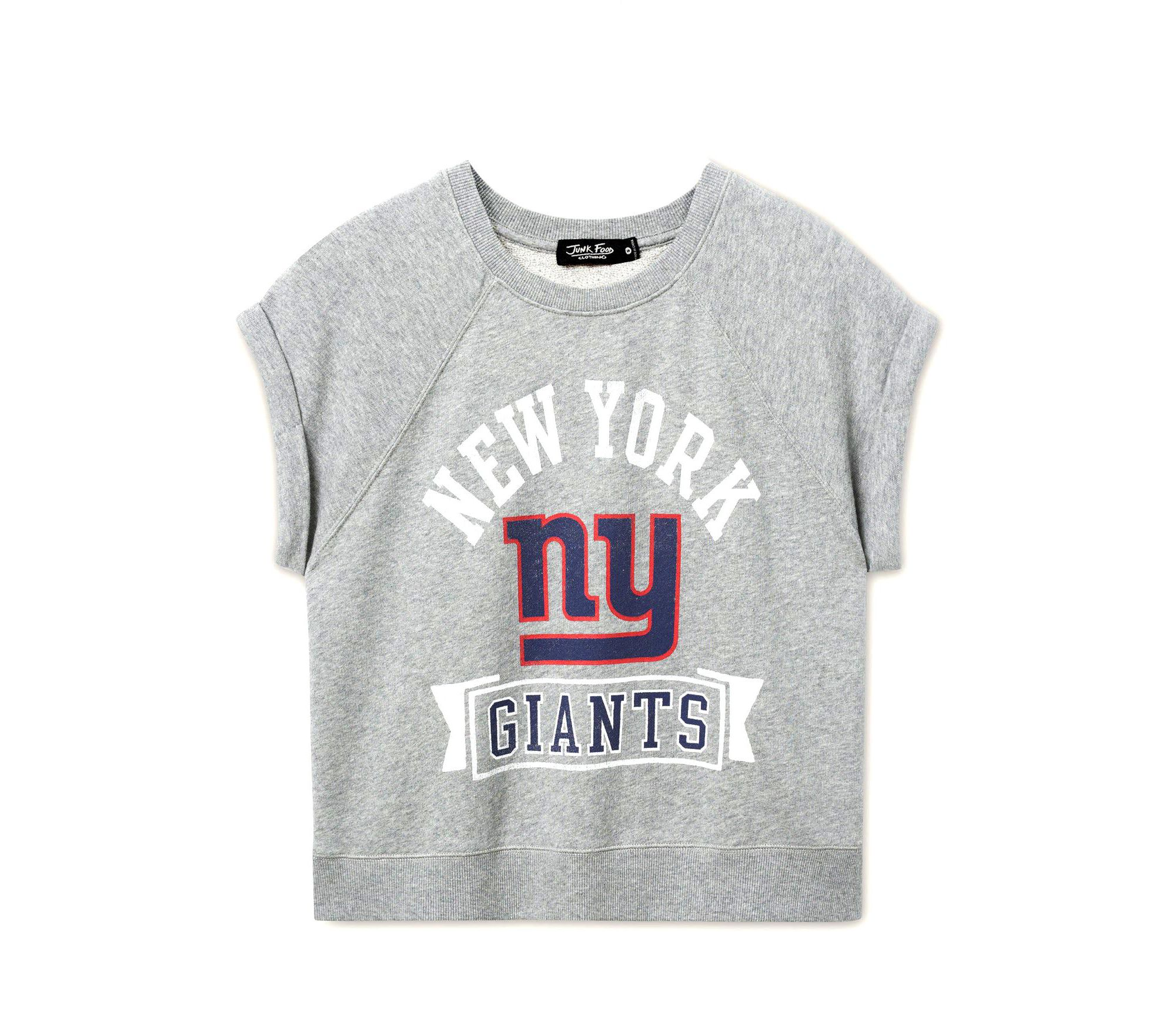 Women's NFL New York Giants Raglan Fleece Tank - Image 1