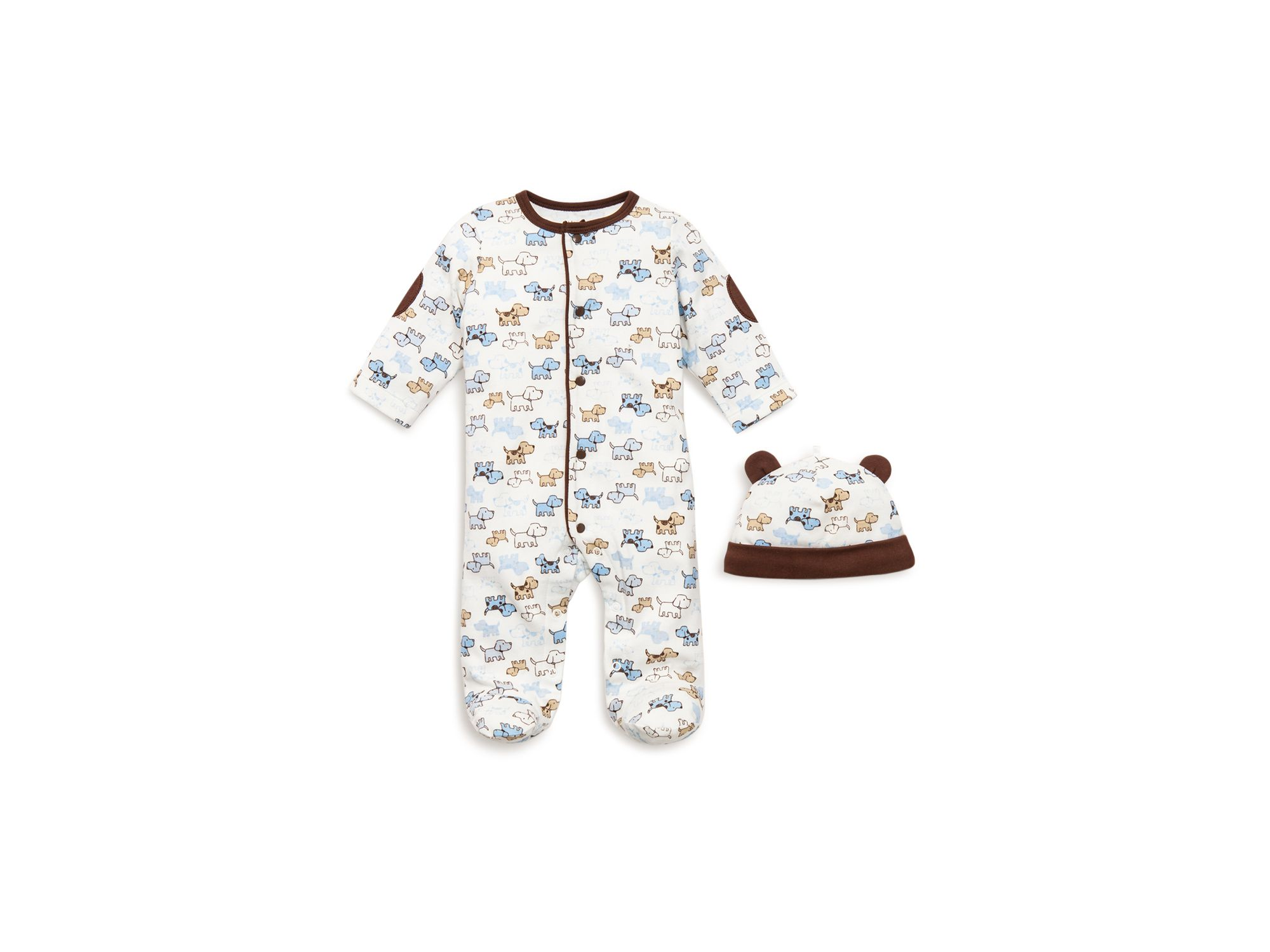 Boys' Cute Puppies Bodysuit 3 Pack, Blanket & More - Baby — Image 3