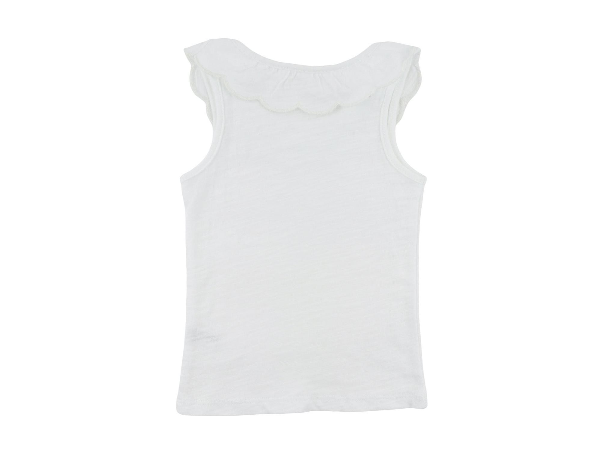 Girls' Bella Collar Oyster Slub Tank - Baby — Image 3