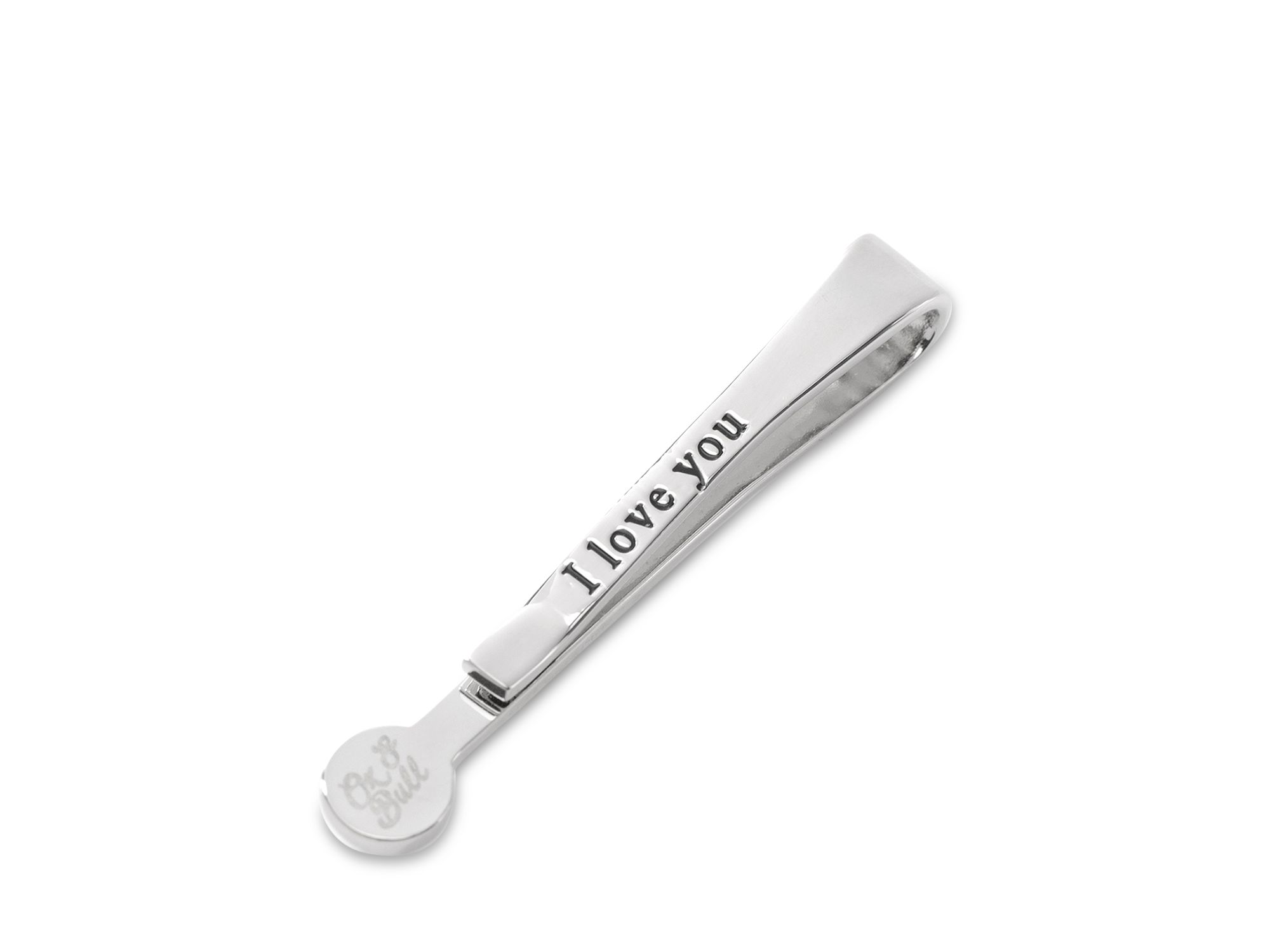 Silver and Onyx Tie Bar — Image 3