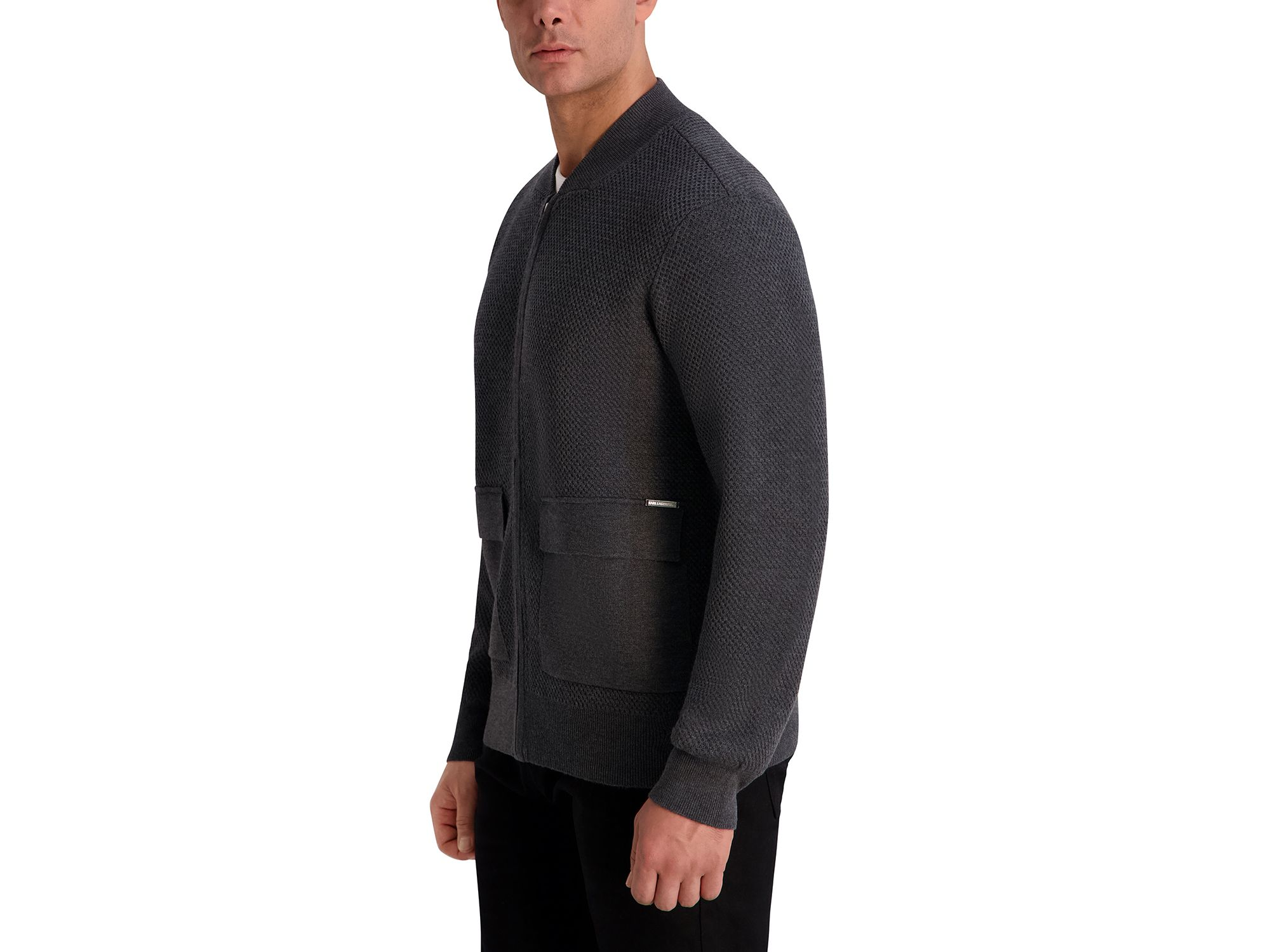 Textured Bomber Jacket — Image 4