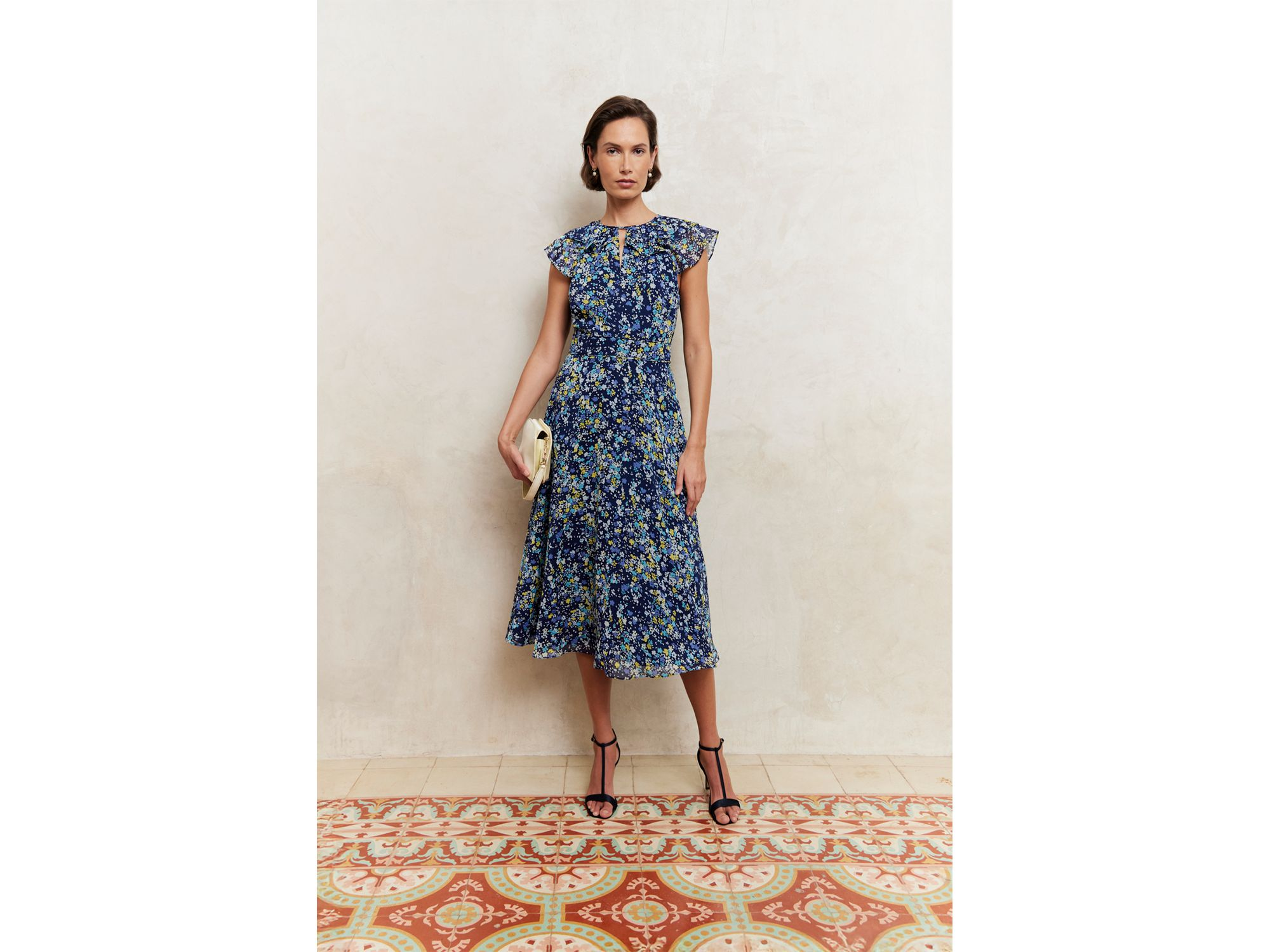 Dawn Ditsy Floral Print Dress — Image 5