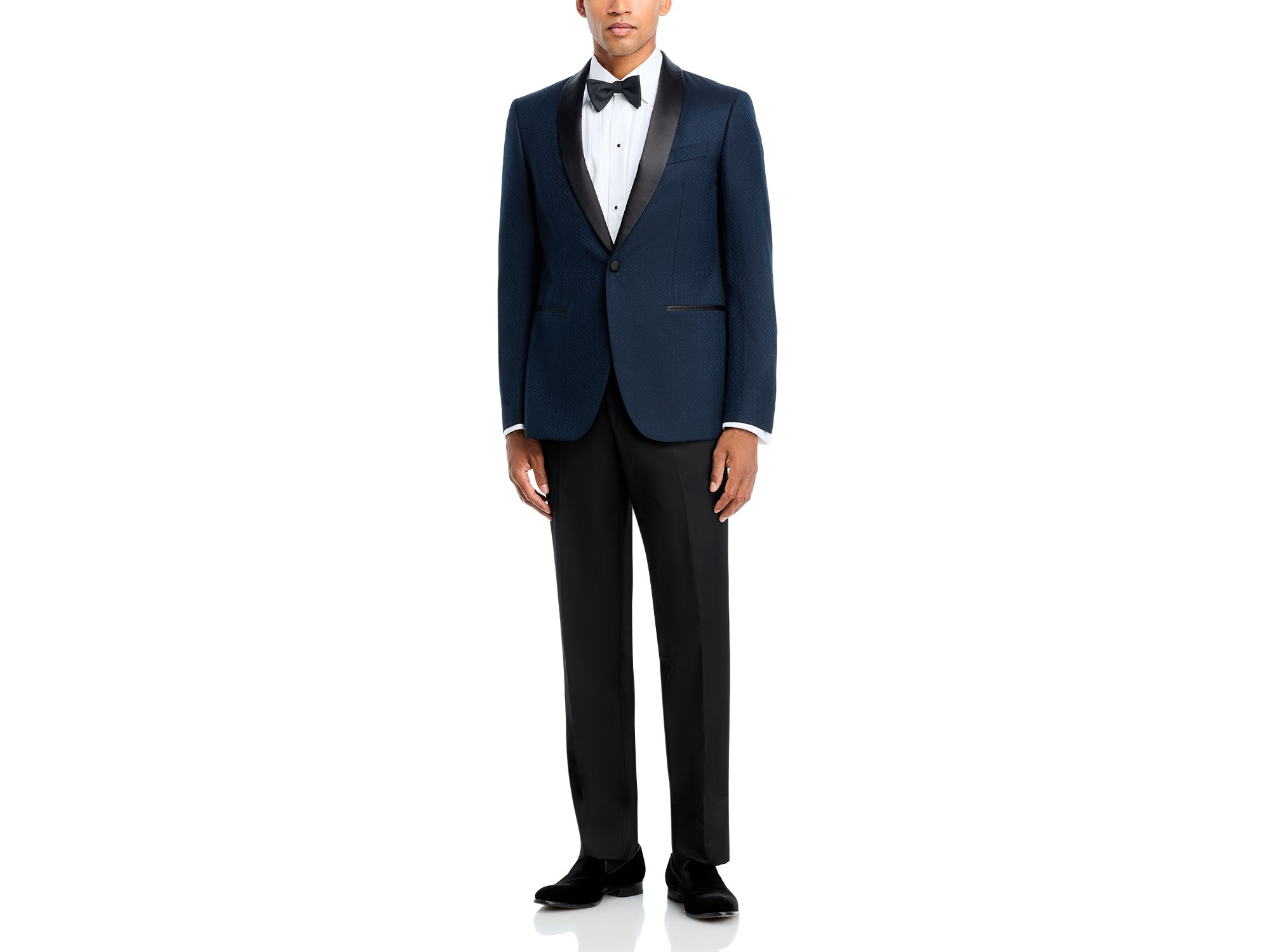 Micro Jacquard Shawl Dinner Jacket — Image 5