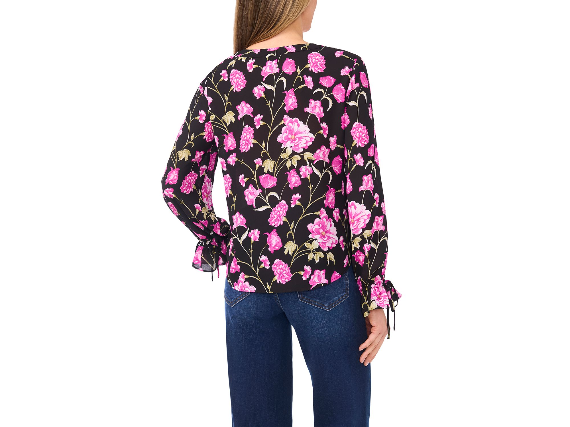 V Neck Button Down Top — Image 3