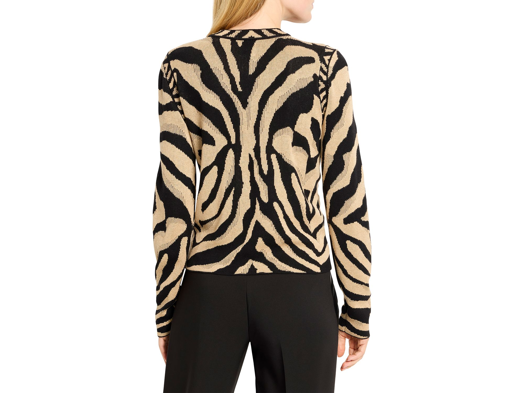 Animal Jacquard Cardigan — Image 6