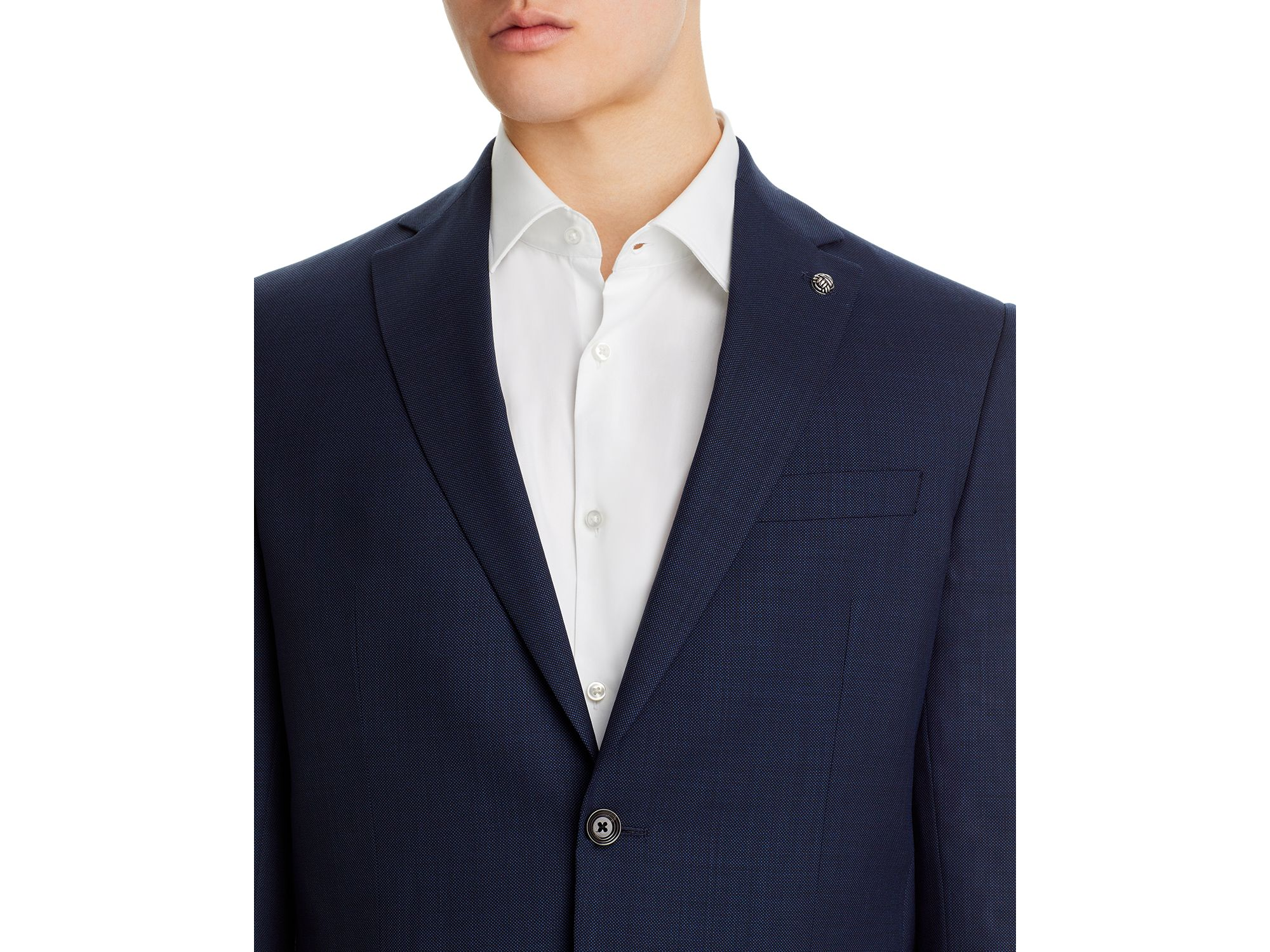 New York Regular Fit Micro Neat Suit — Image 3