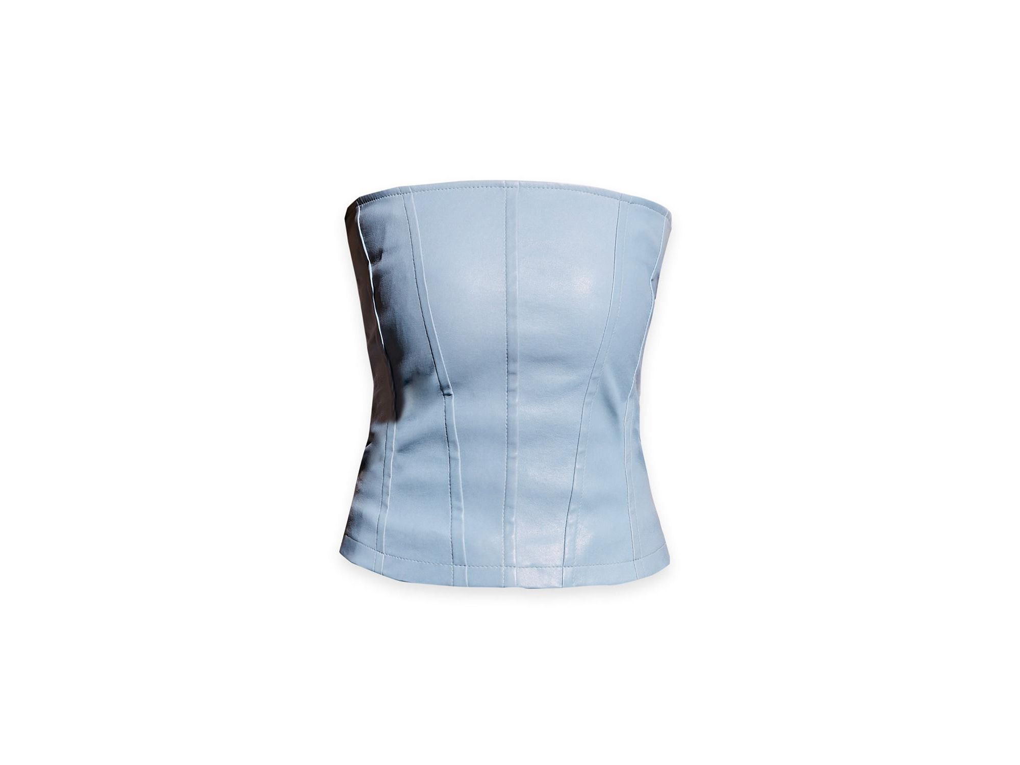 Archer Stretch Leather Bustier — Image 4