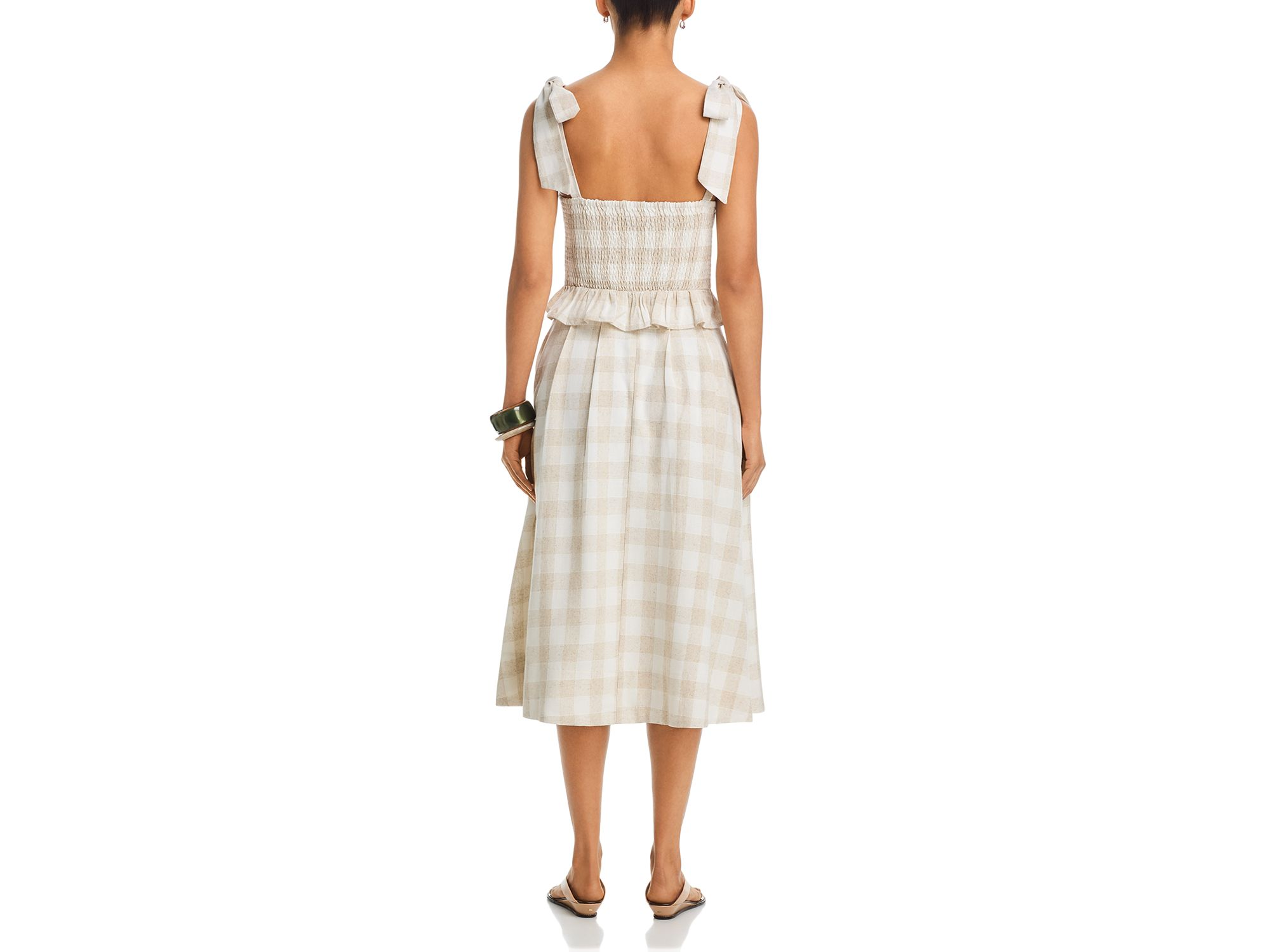 Gingham Bustier & Midi Skirt Set - Exclusive — Image 8