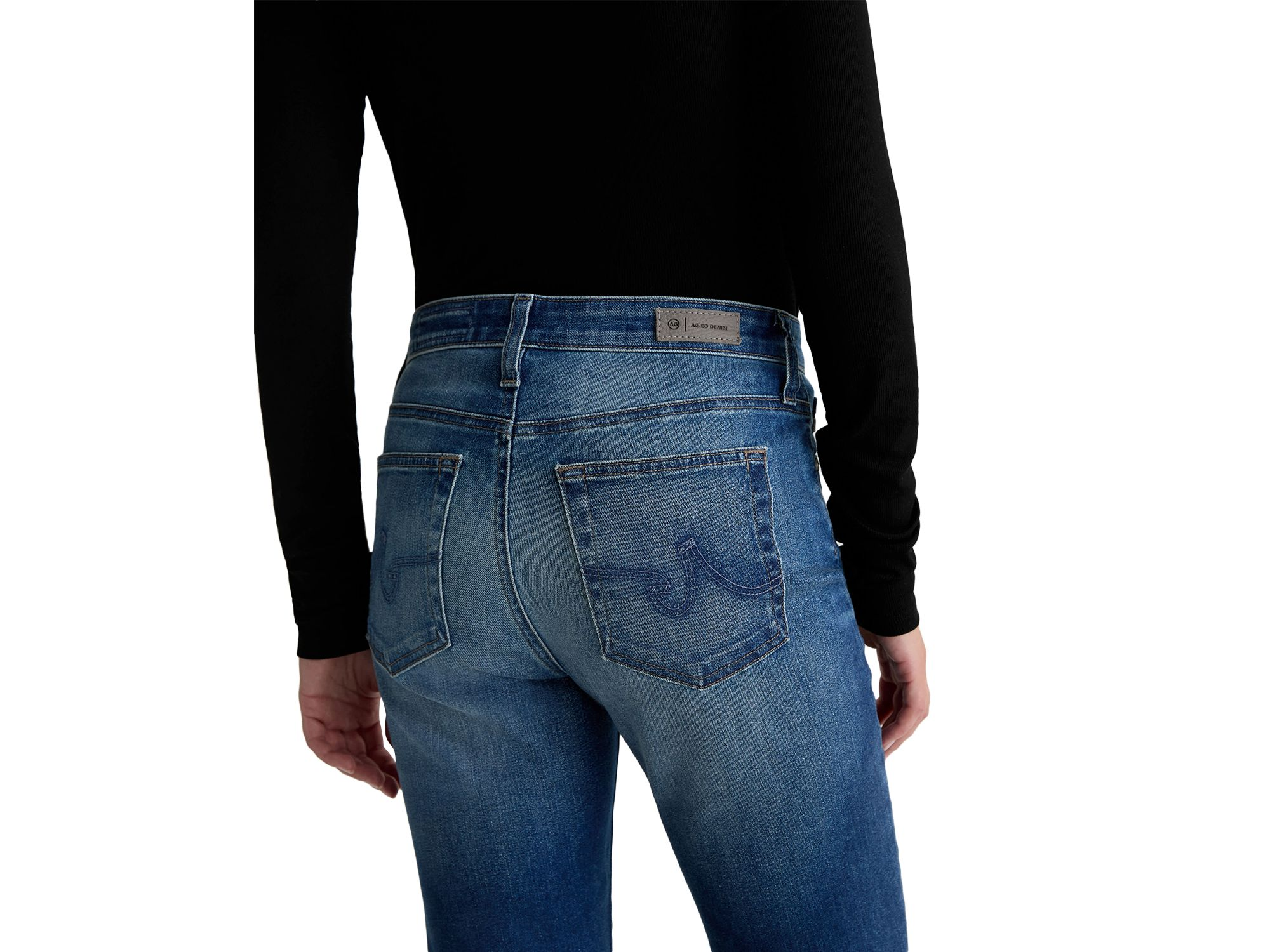 Farrah Mid Rise Bootcut Jeans in 9 Years Enhancement — Image 3